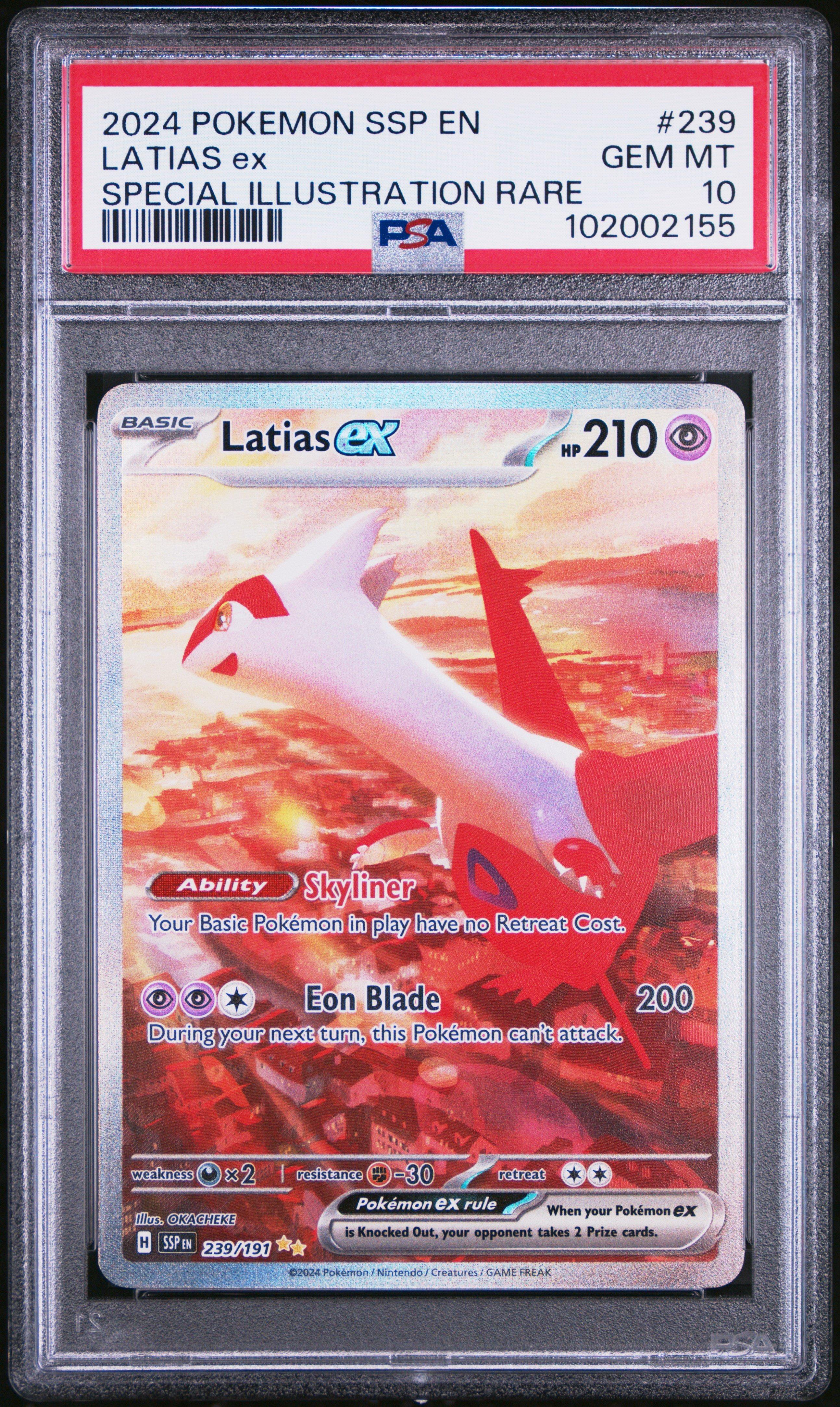 2024 Pokemon Ssp En-surging Sparks 239 Latias Ex Special
