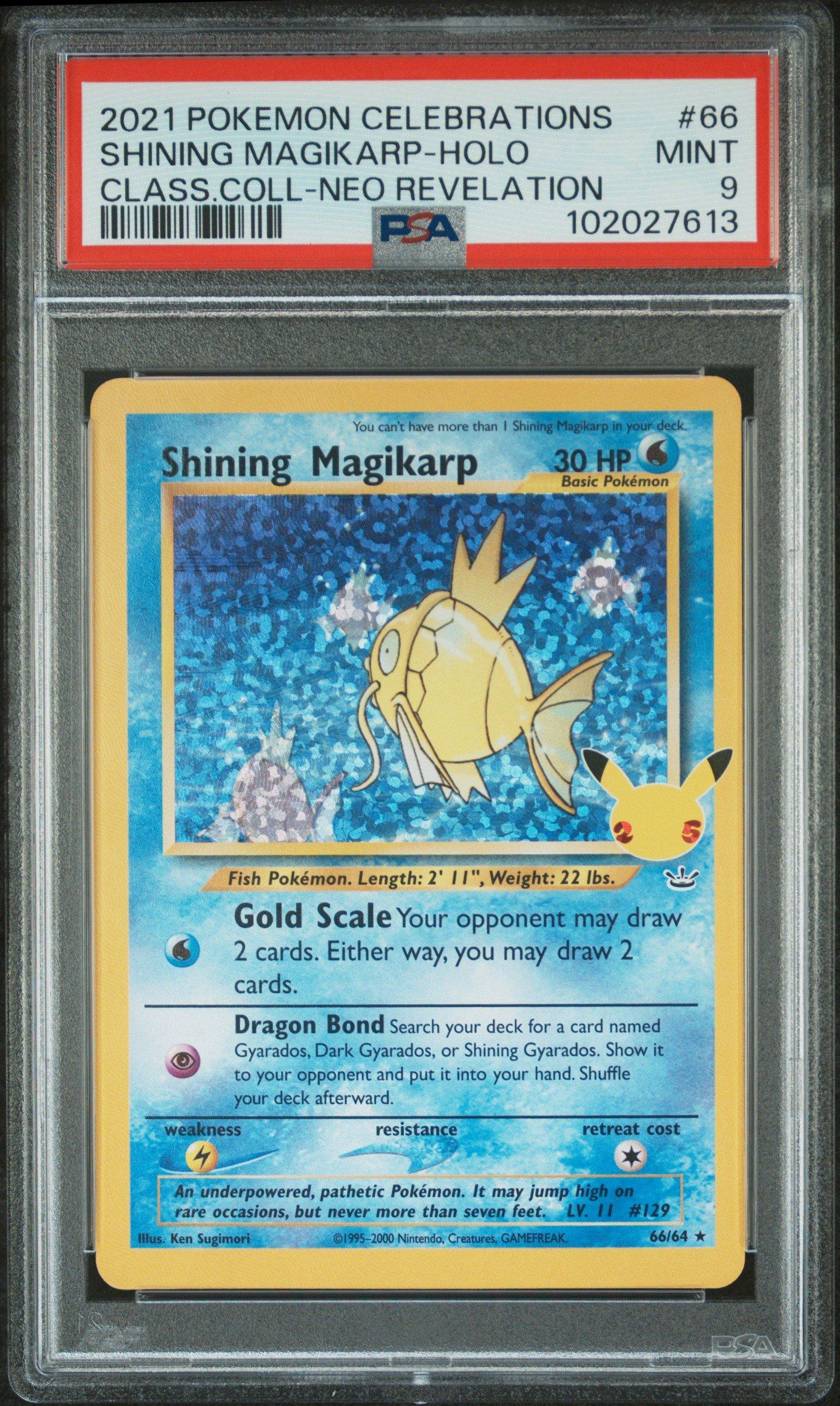 2021 Pokemon Celebrations Classic Collection 66 Shining Magikarp