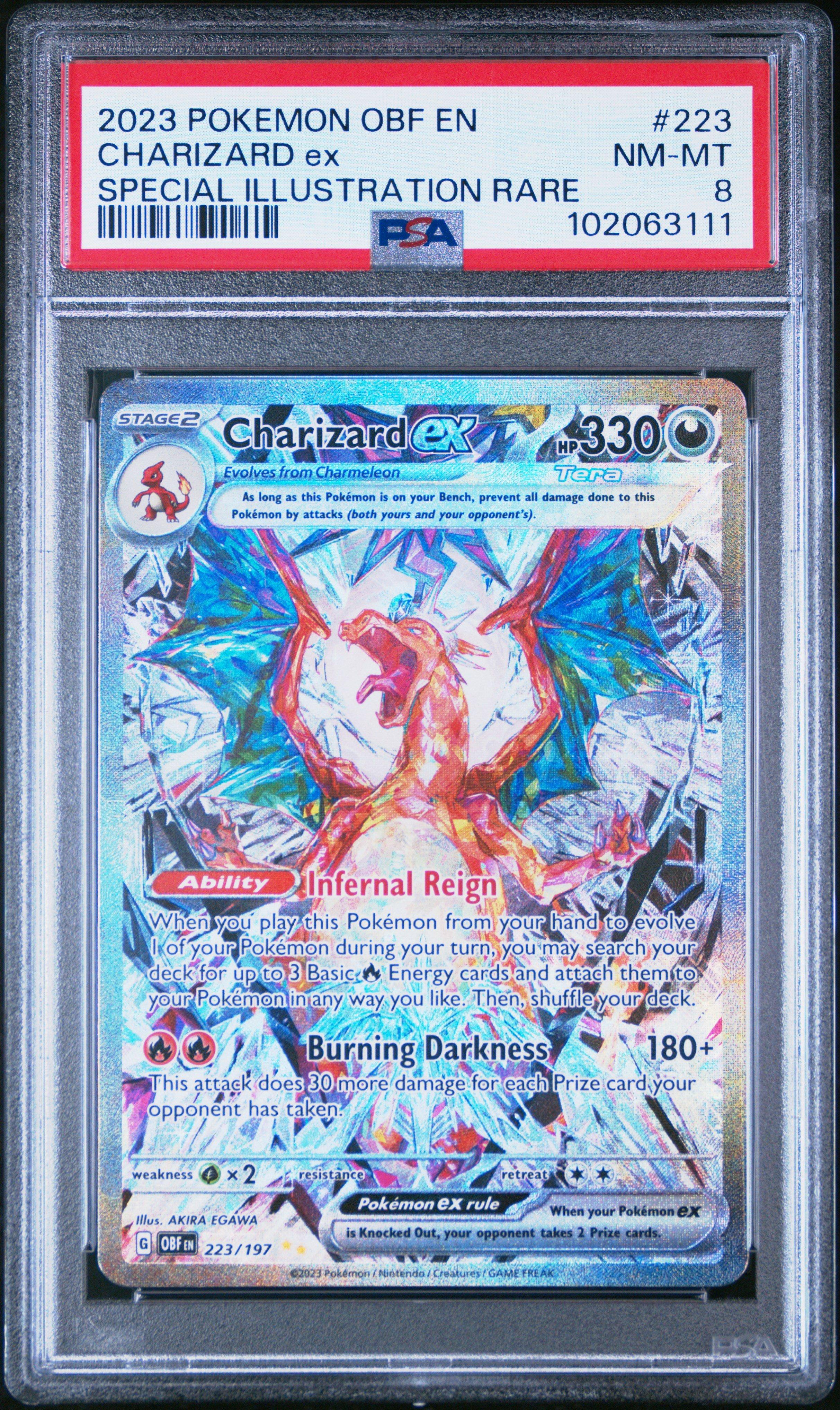 2023 Pokemon Obf En-obsidian Flames 223 Charizard Ex Special