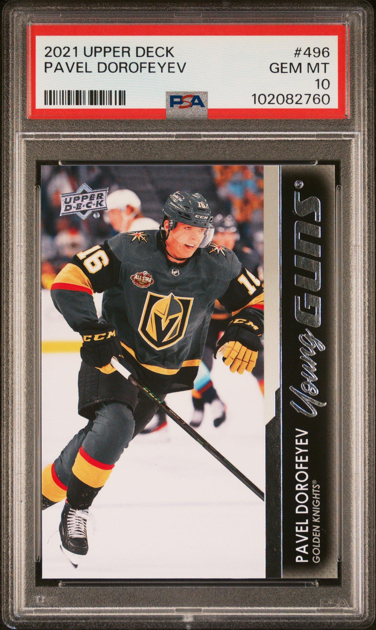 2021-2022 Upper Deck 496 Pavel Dorofeyev PSA 10