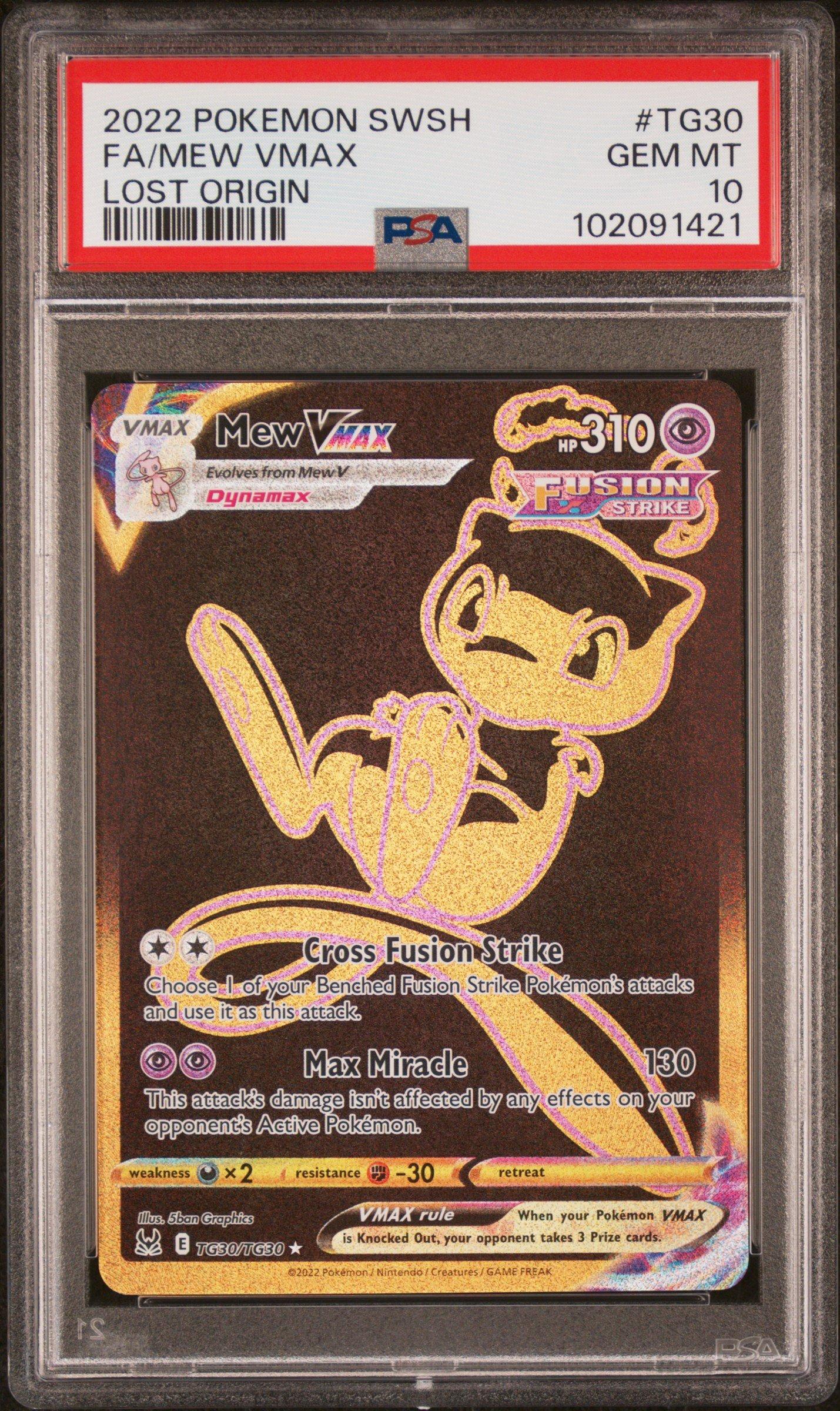 mew vmax pokemon card Fusion Arts [s8 040/100] 'Mew RRR' S8-040-100-JP [2] Cross Fusion Strike Choose 1 of your Benched Fusion Strike Pokmons attacks and use it as this attack Card Mew VMAX UR Pokmon