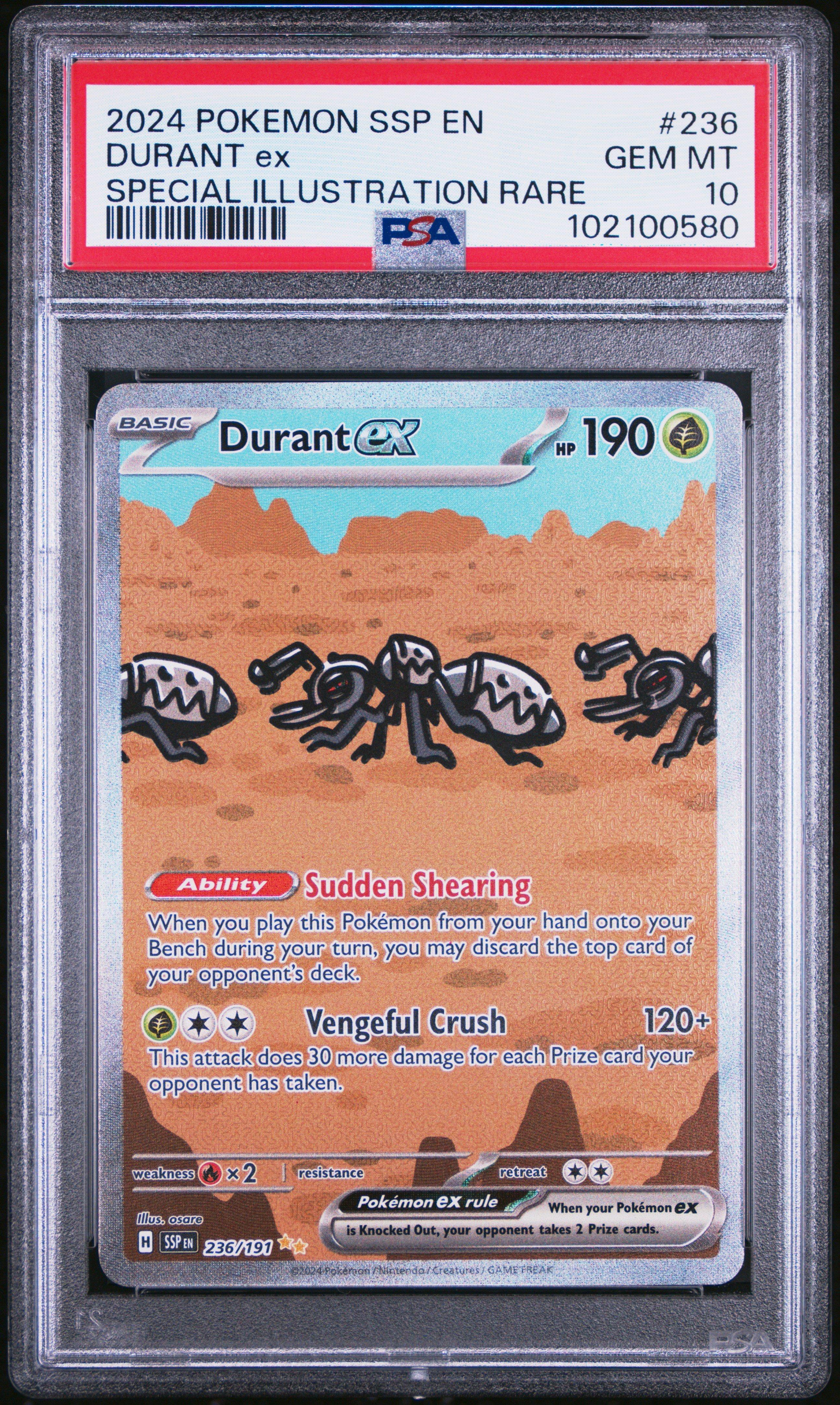 2024 Pokemon Ssp En-surging Sparks 236 Durant Ex Special