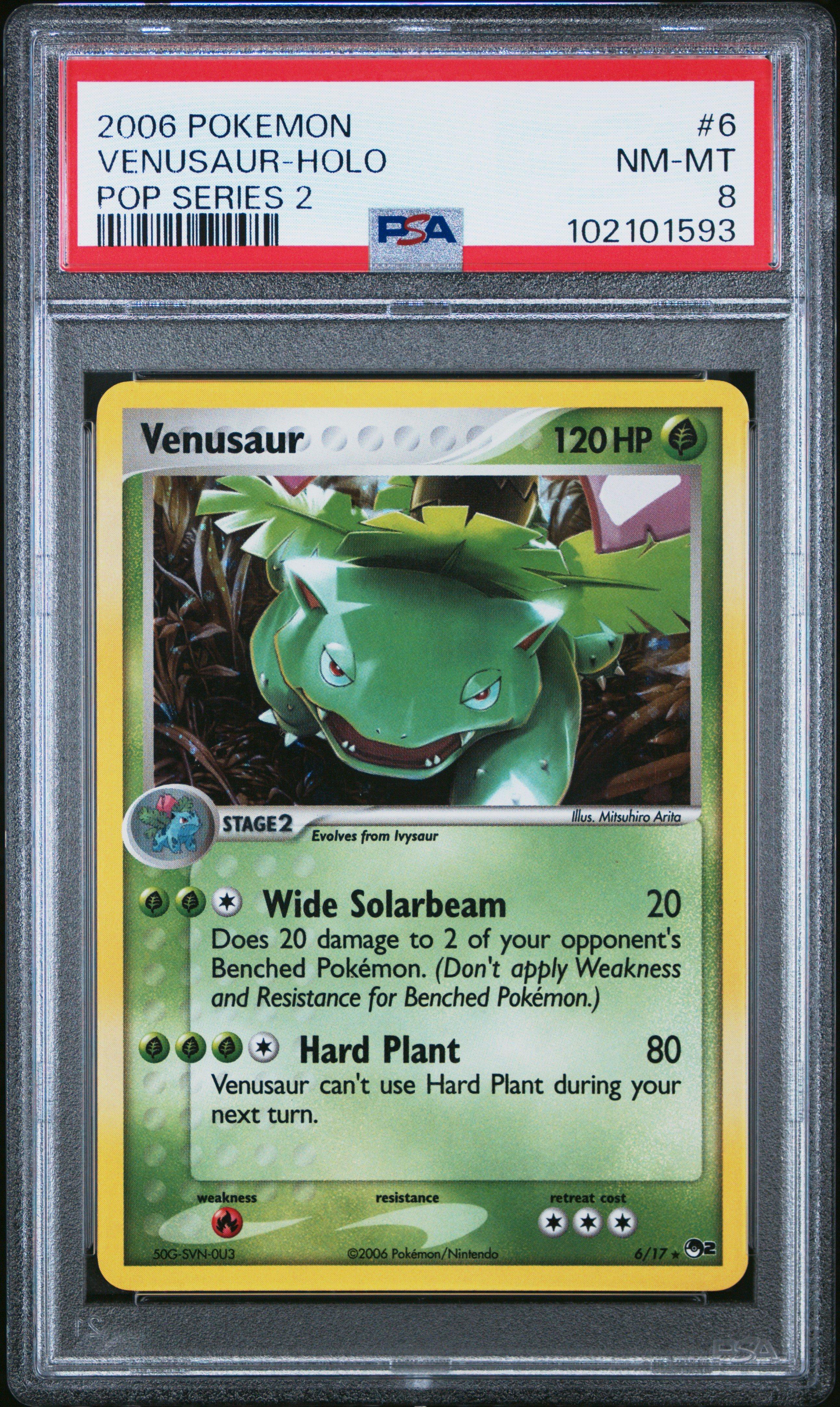 2006 Pokemon Pop Series 2 6 Venusaur-holo PSA 8 Graded Card | GameStop