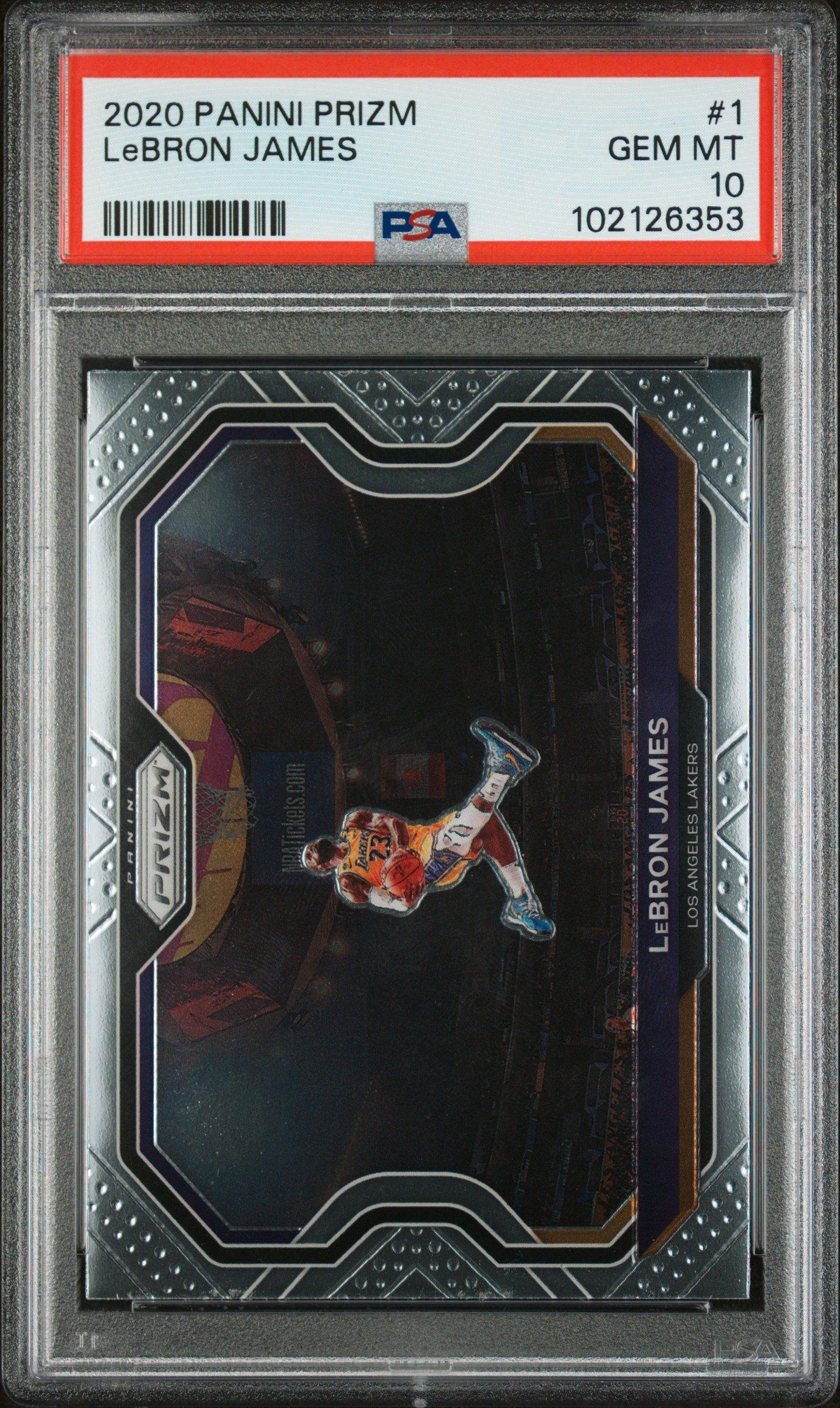 2020 Panini Prizm 1 Lebron James PSA 10 | GameStop