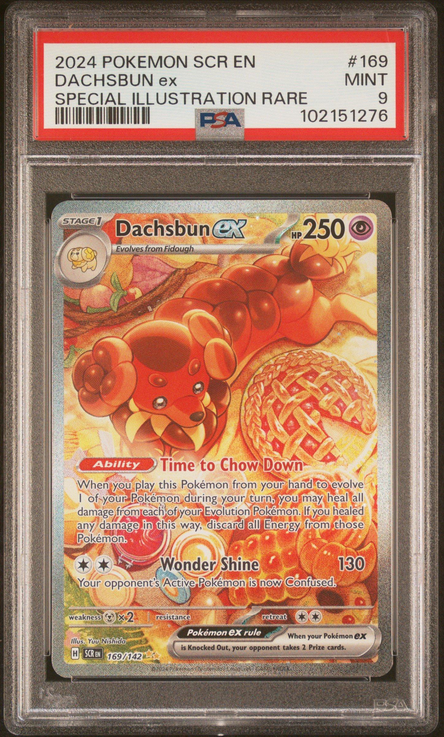 2024 Pokemon Scr En-stellar Crown 169 Dachsbun Ex Special