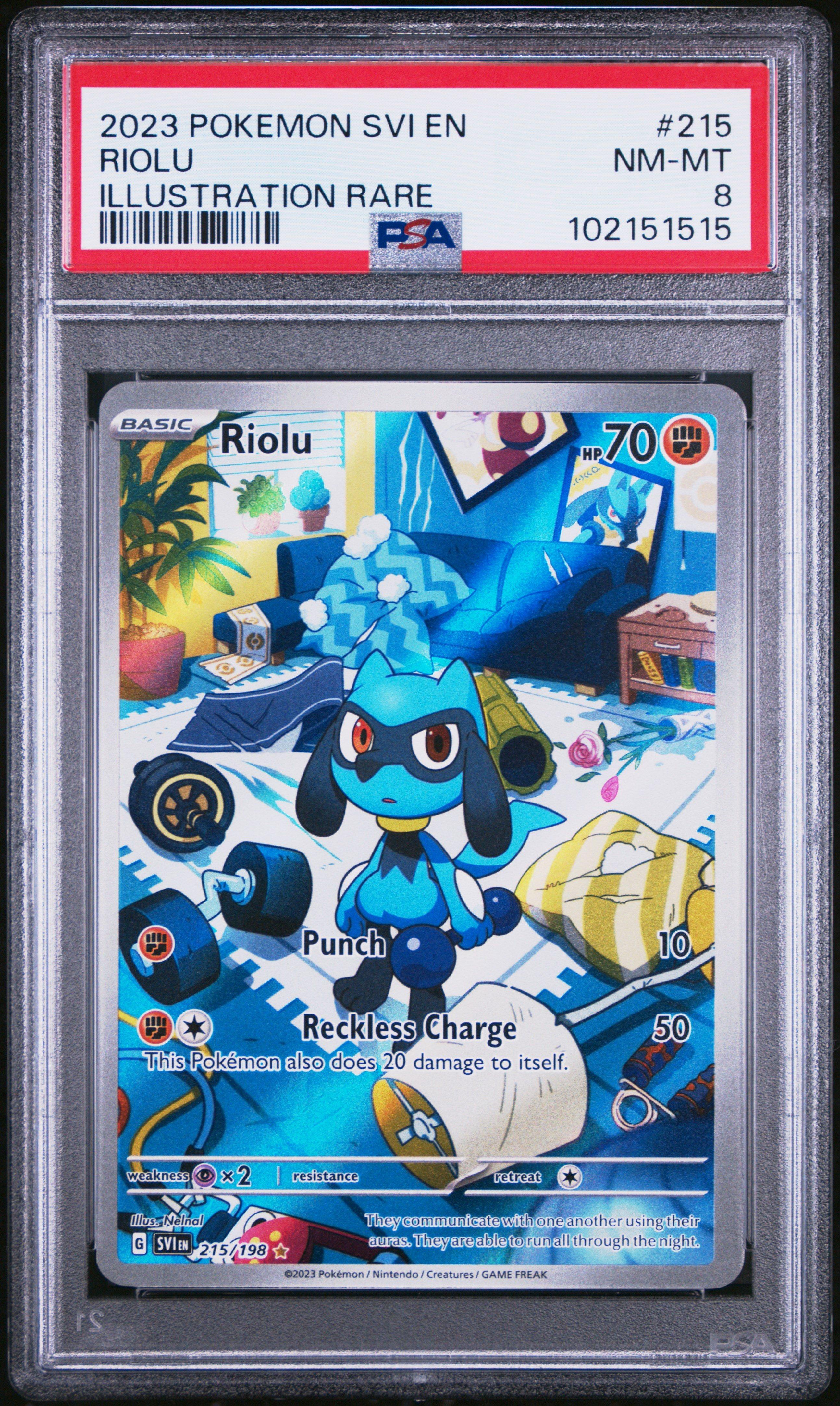 2023 Pokemon Svi En-scarlet & Violet 215 Riolu Illustration Rare