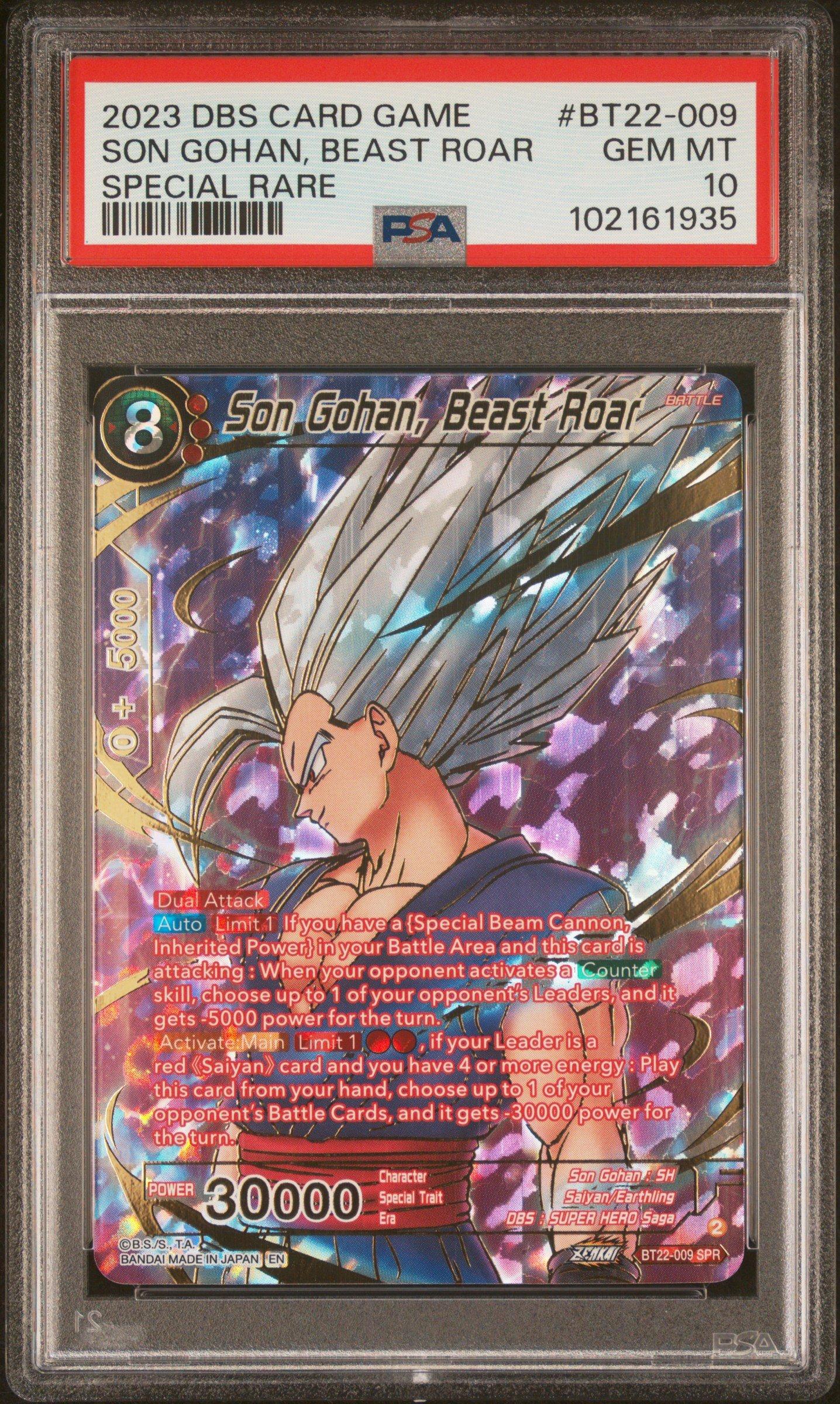2023 Dragon Ball Super Card Game Series 22 Critical Blow Bt22-009 Son Gohan