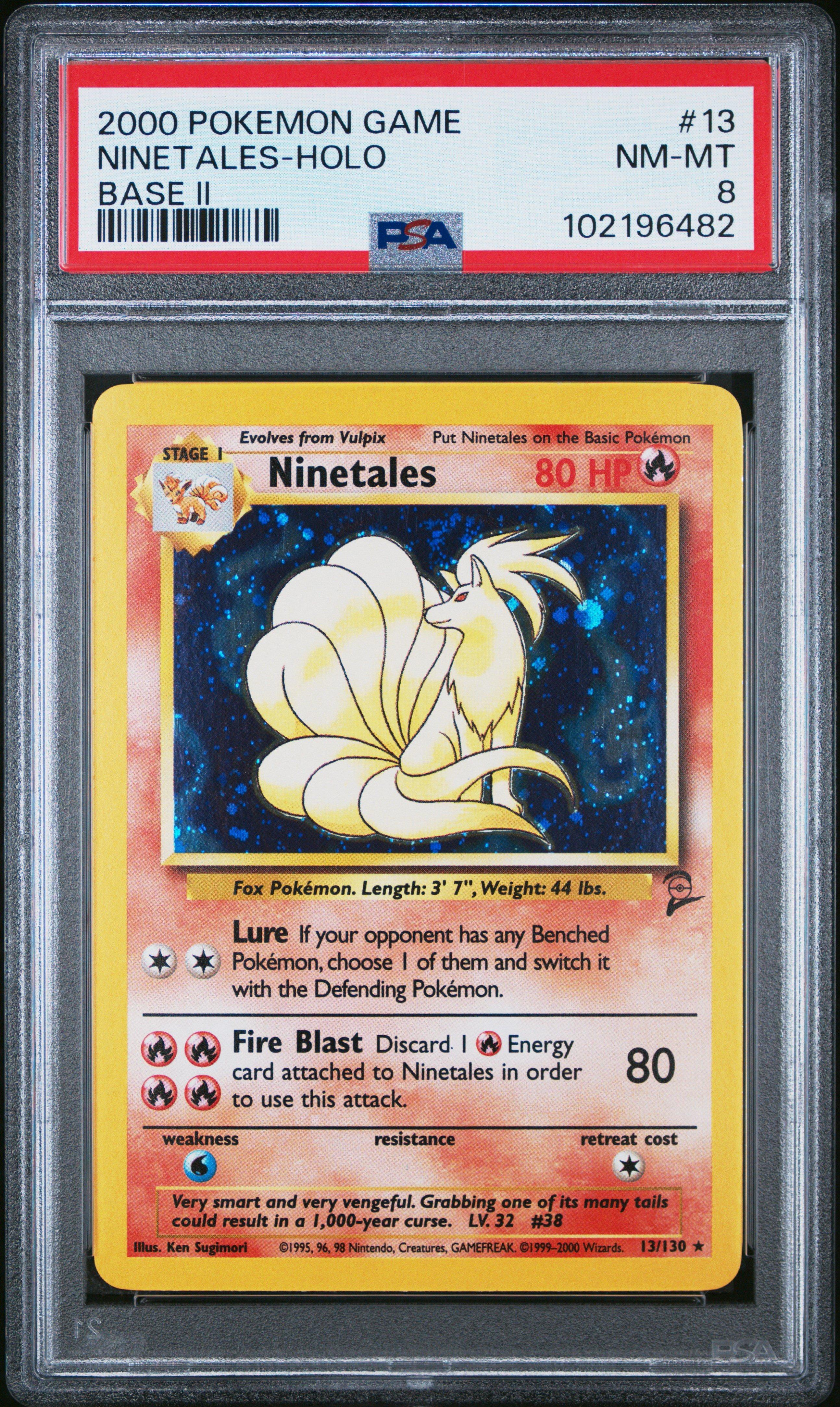 2000 Pokemon Game Base Ii 13 Ninetales-holo PSA 8 | GameStop