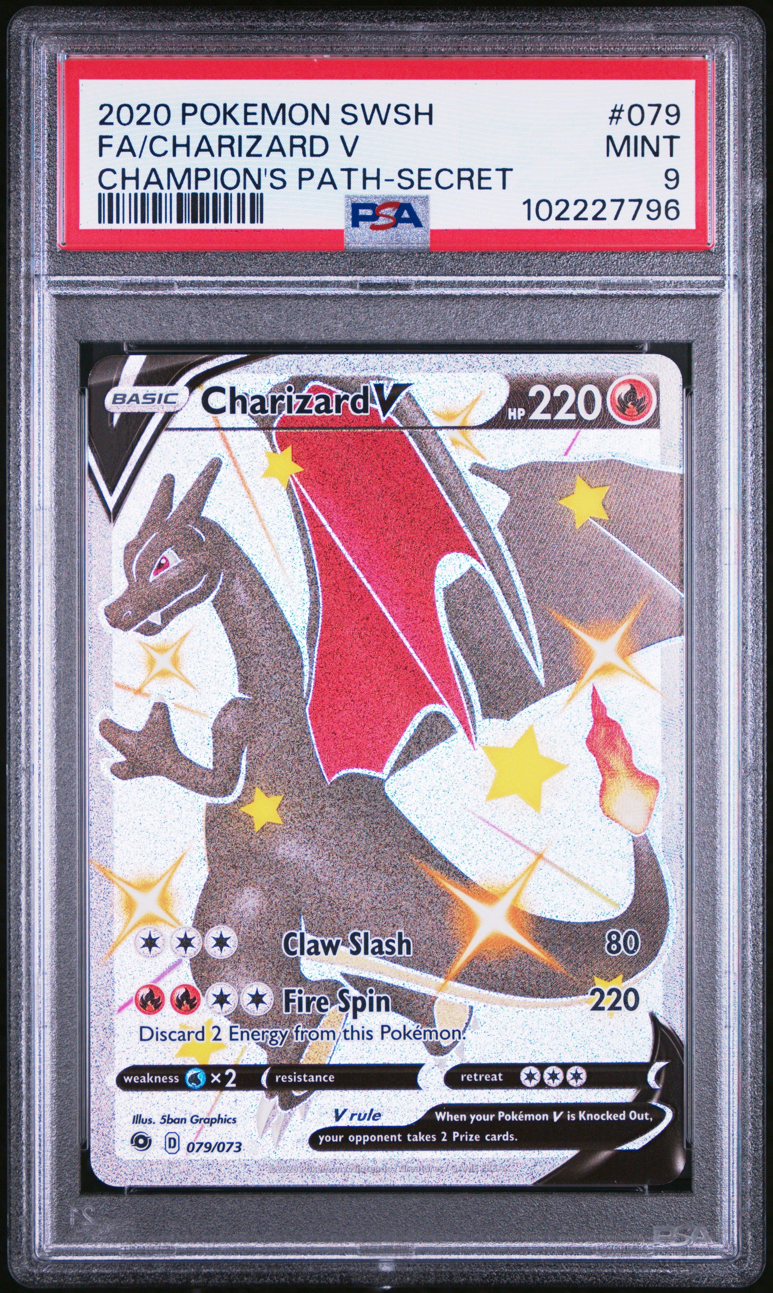 2020 Pokemon Sword & Shield Champion's Path 079 Full Art/charizard