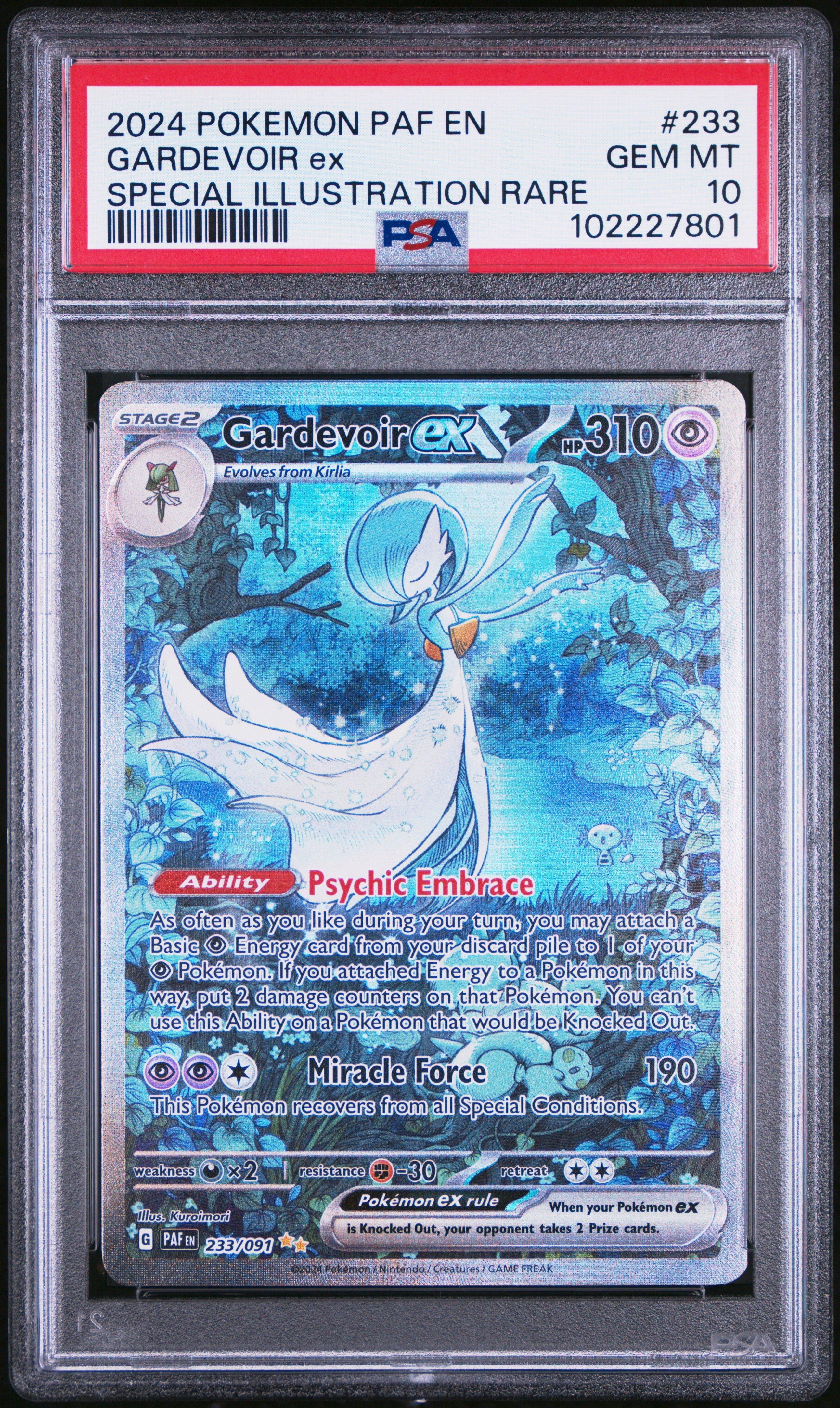 2024 Pokemon Paf En-paldean Fates 233 Gardevoir Ex Special