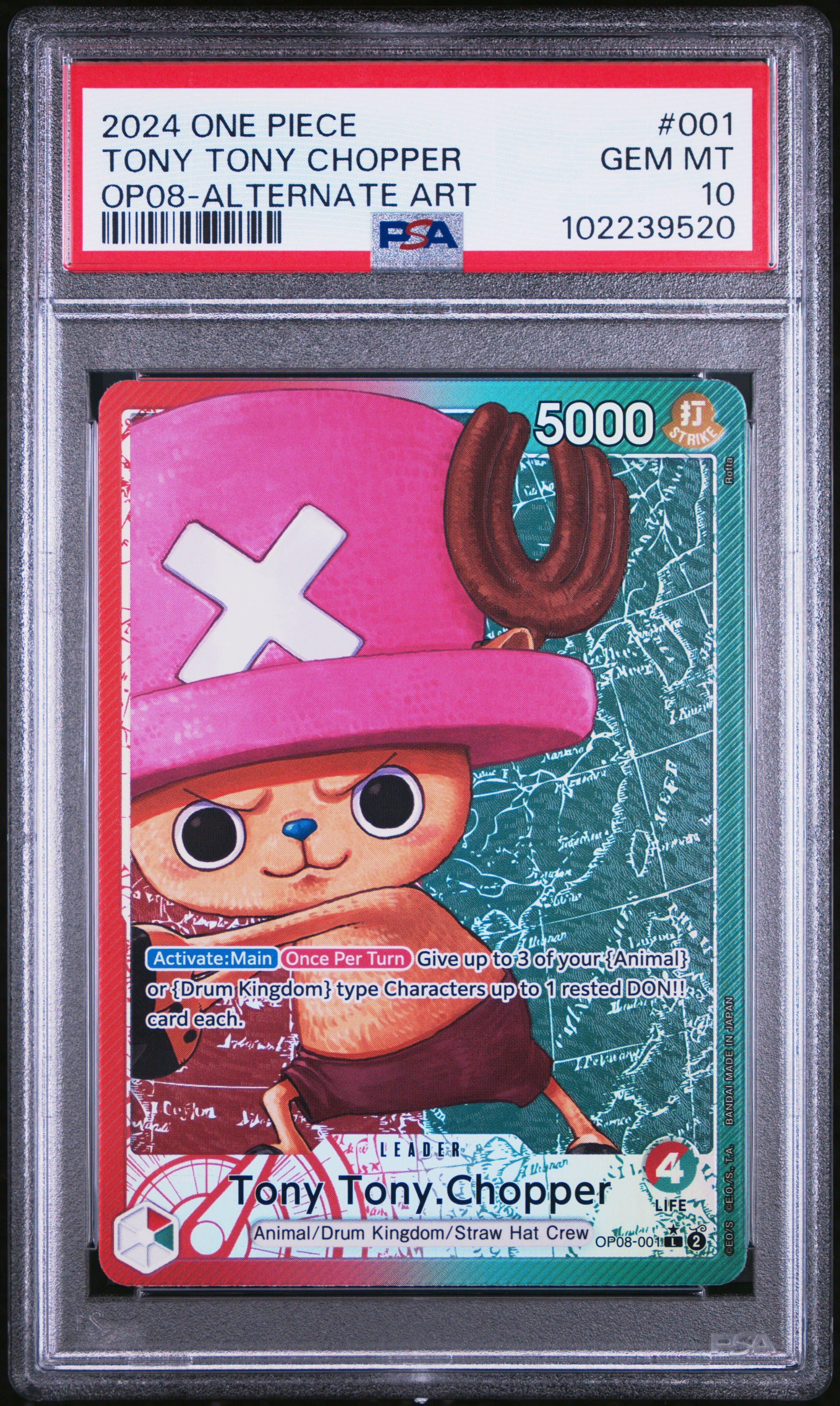 2024 One Piece Op08-two Legends 001 Tony Tony Chopper Alternate