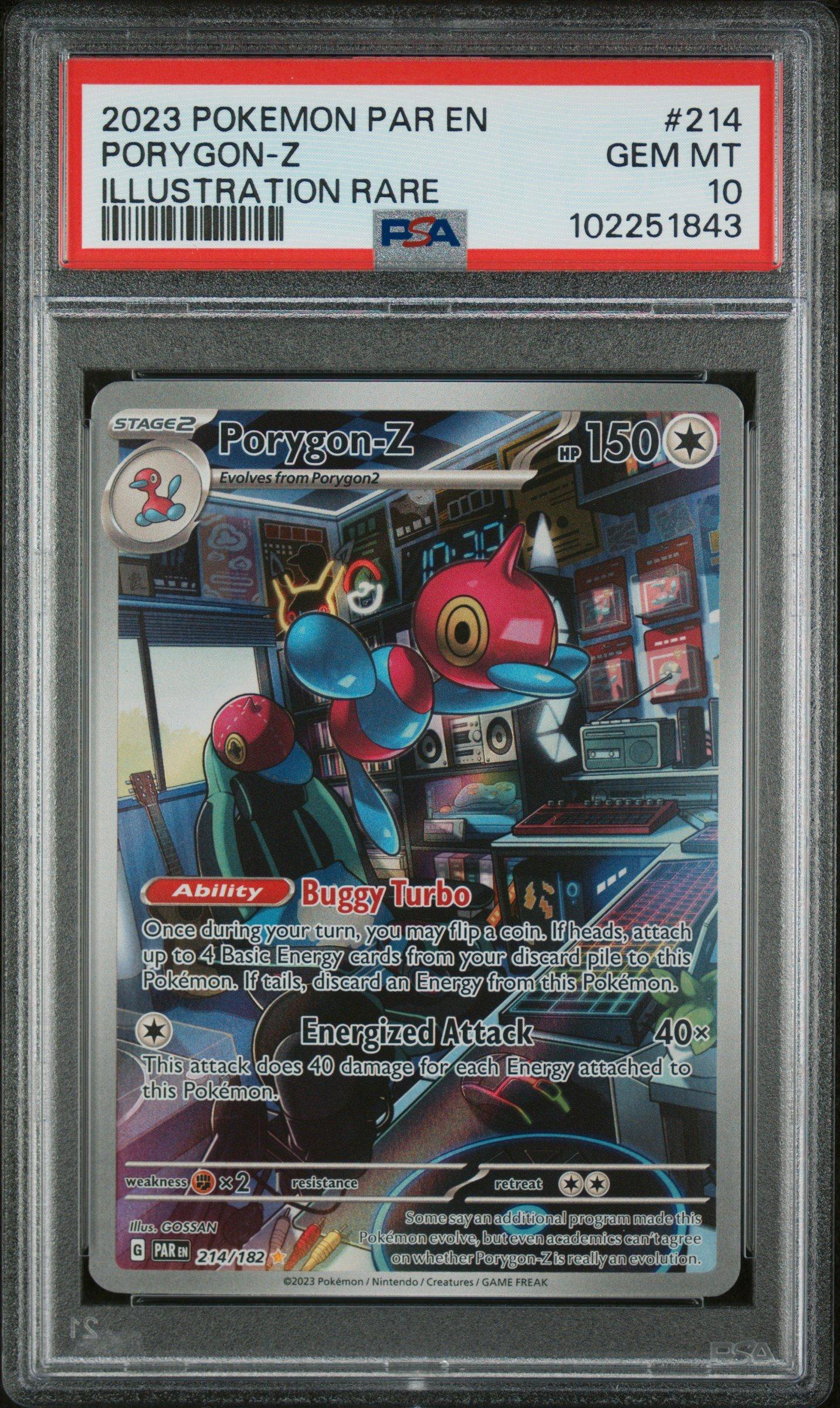 2023 Pokemon Par En-paradox Rift 214 Porygon-z Illustration Rare