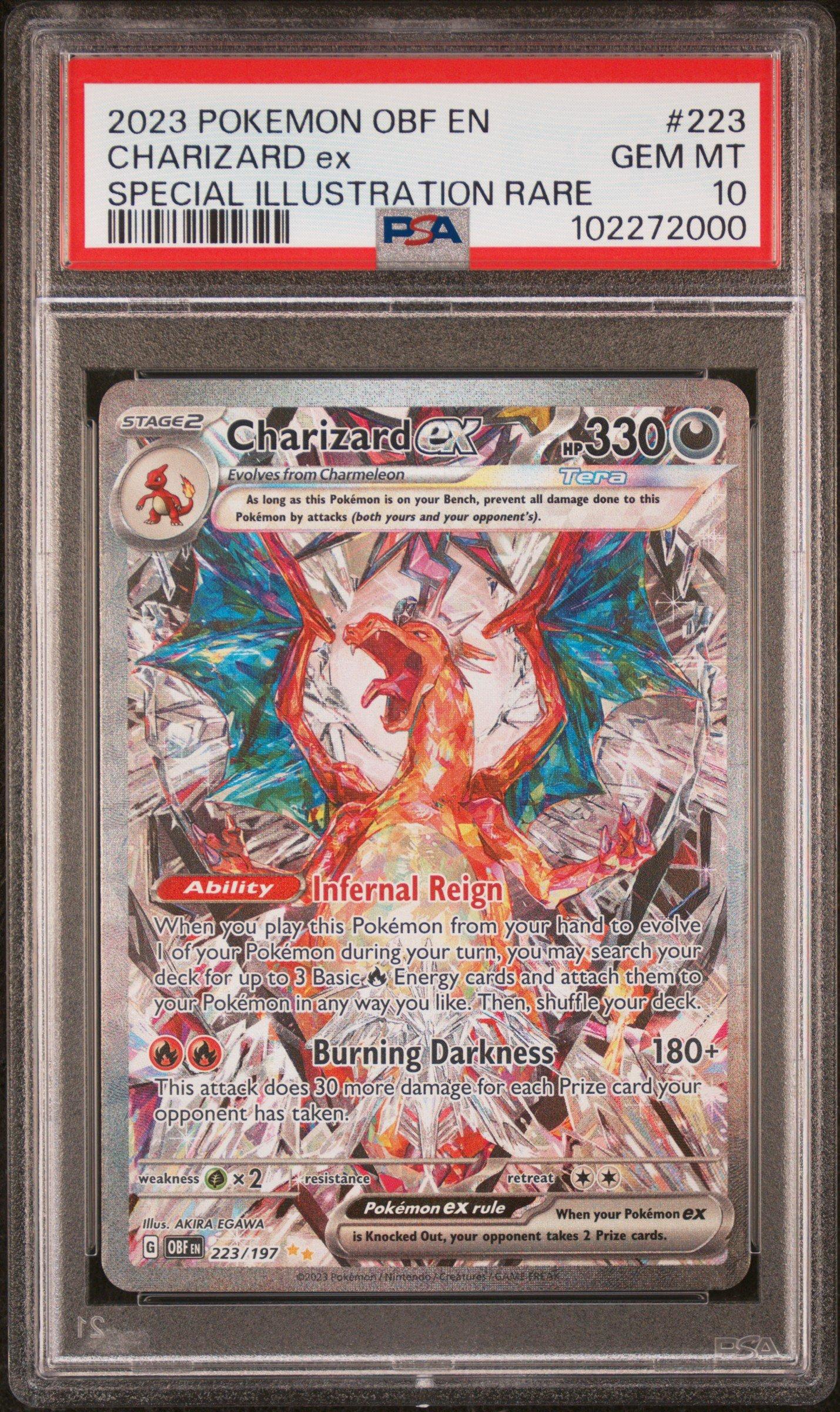 2023 Pokemon Obf En-obsidian Flames 223 Charizard Ex Special