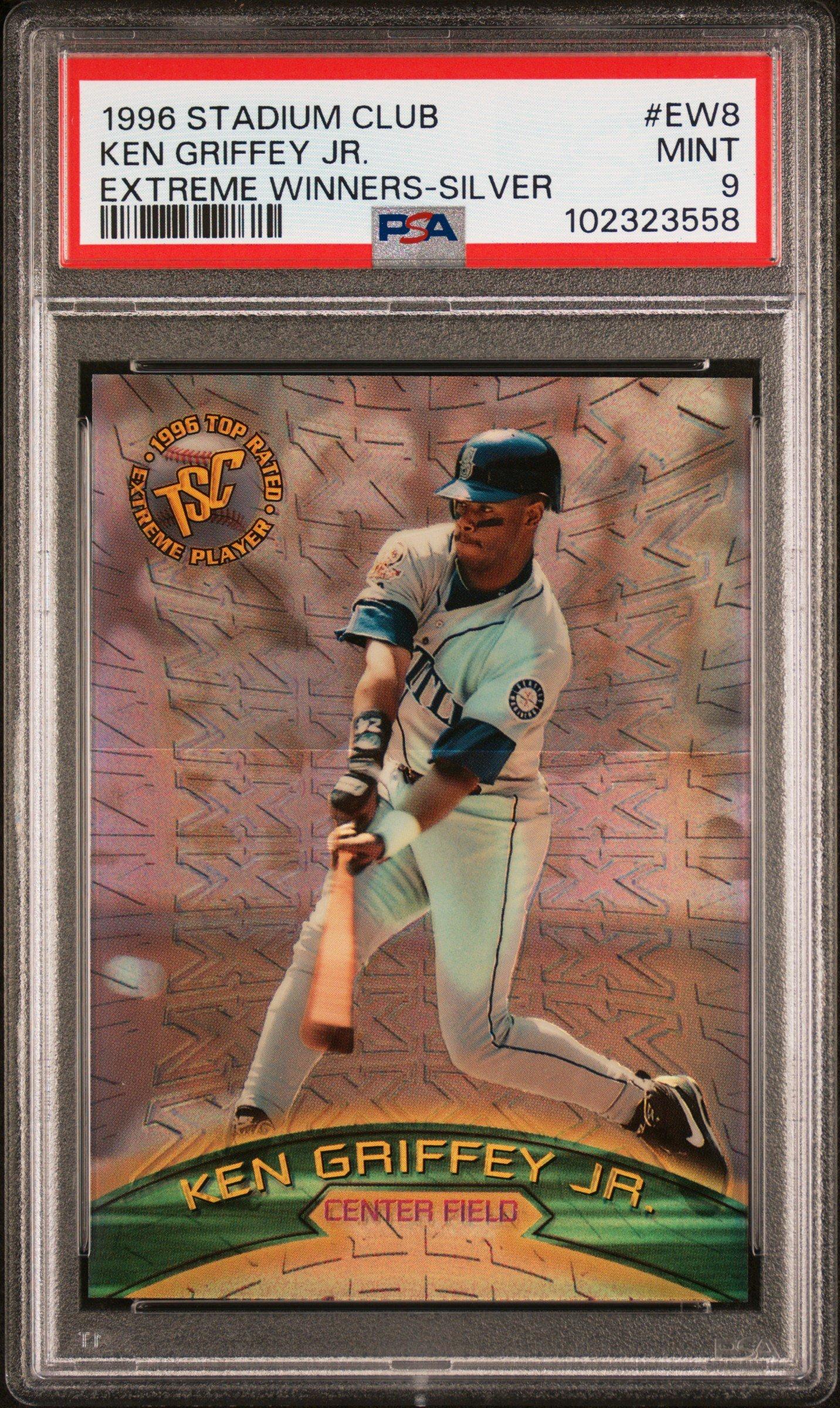 1996 Stadium Club Extreme Winners Ew8 Ken Griffey Jr. Silver PSA 9 Graded  Card | GameStop