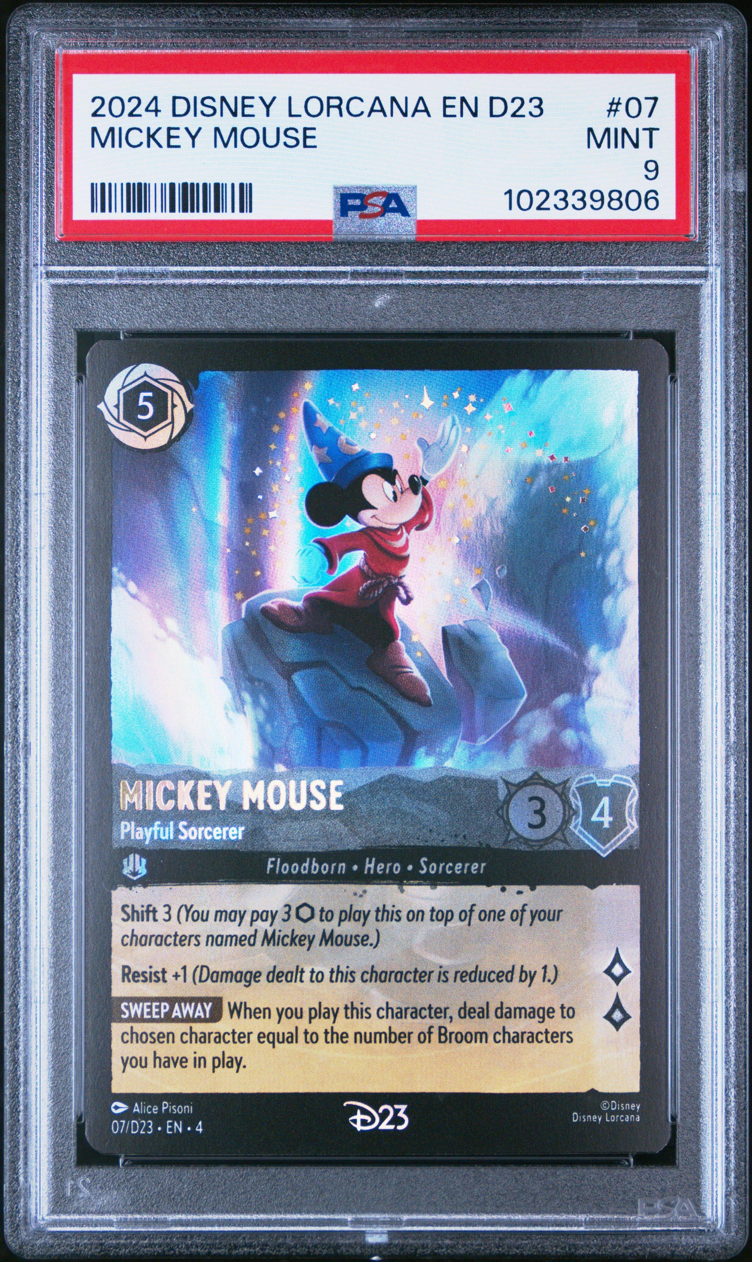 2024 Disney Lorcana En D23-d23 Expo Promo 07 Mickey Mouse 