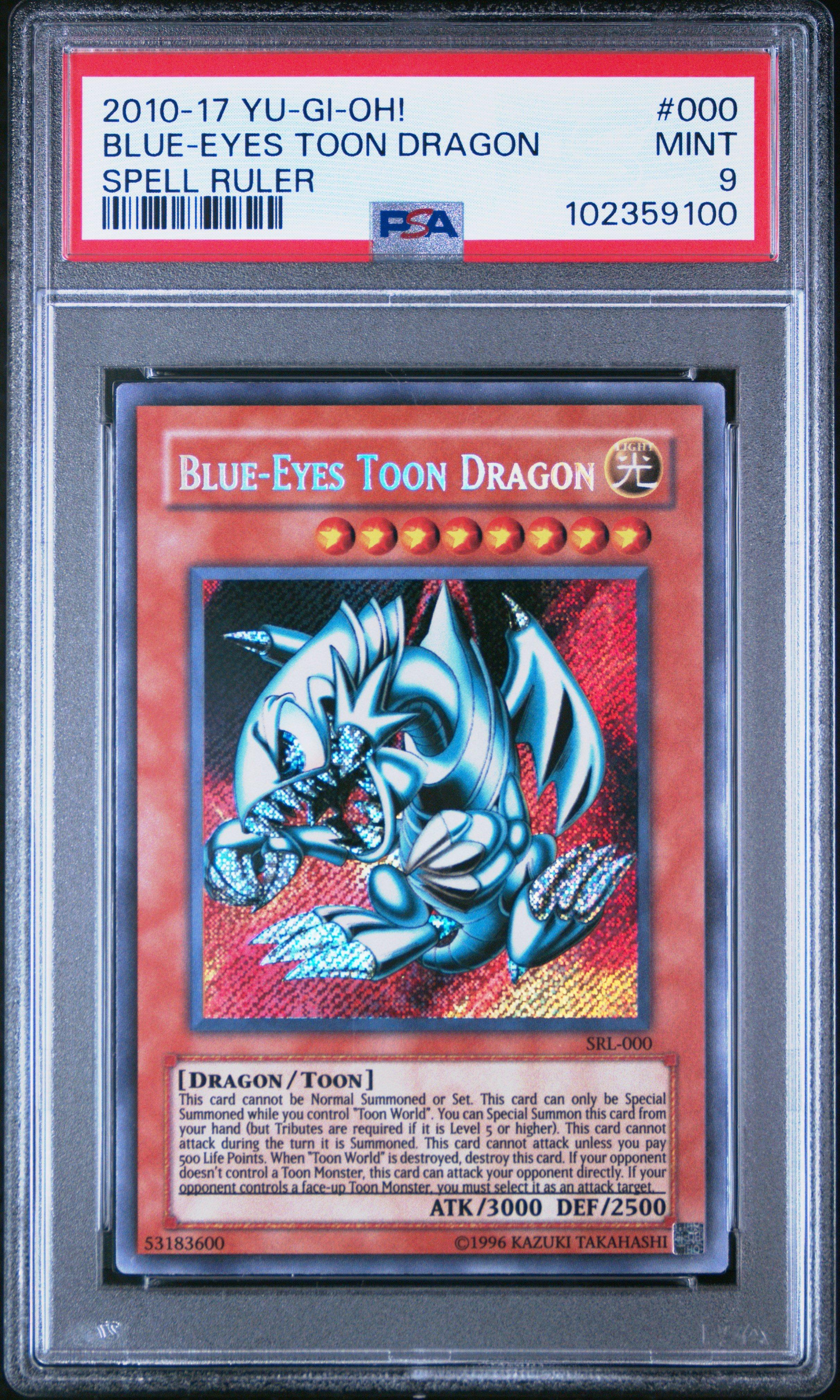 2010-2017 Yu-gi-oh! Spell Ruler Reprint 000 Blue-eyes Toon Dragon