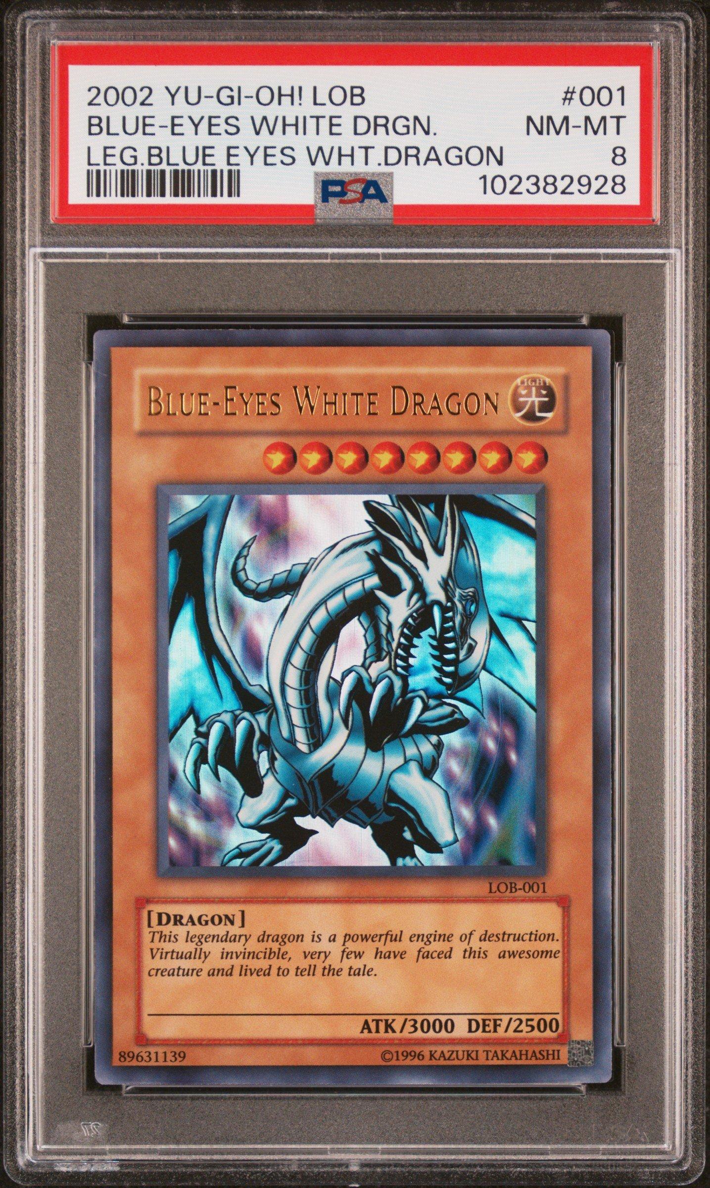 2002 Yu-gi-oh! Lob-legend Of Blue Eyes White Dragon 001 Blue-eyes