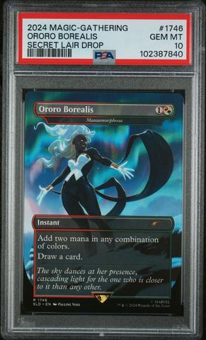 2024 Magic The Gathering Secret Lair Drop 1746 Ororo Borealis PSA