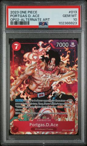 2022 One Piece Japanese Op02-paramount War 013 Portgas D
