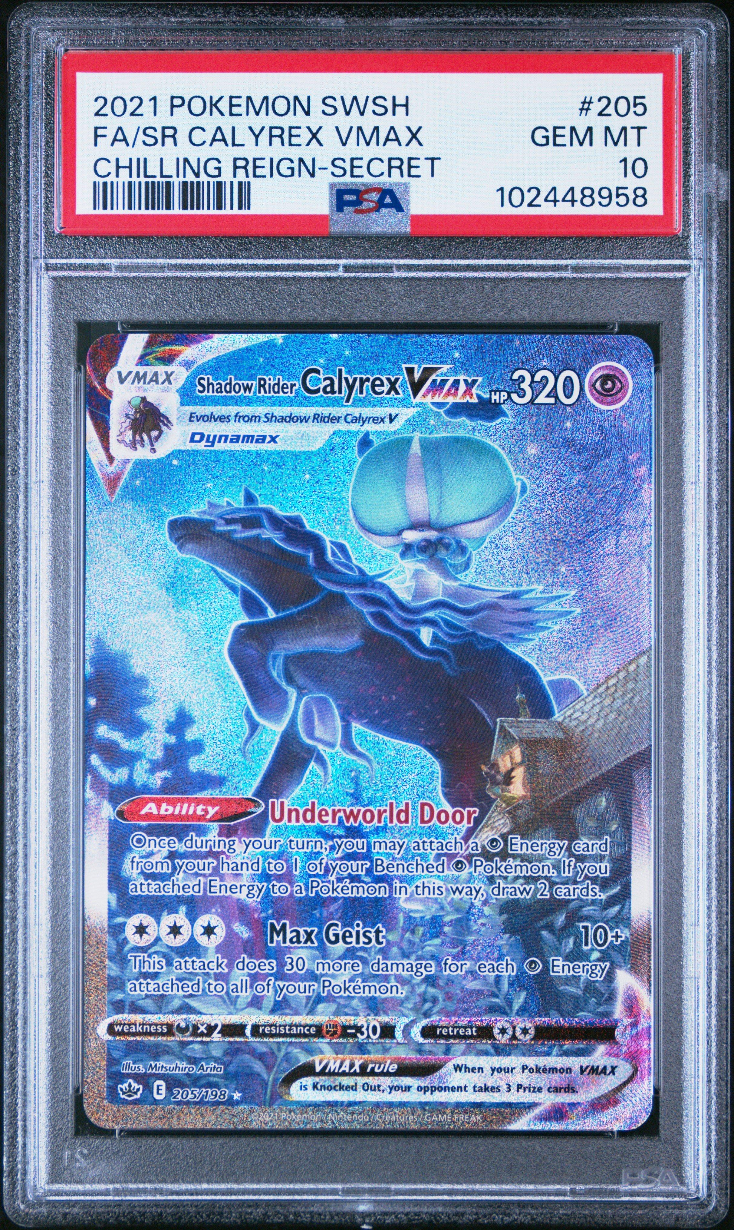 2021 Pokemon Sword & Shield Chilling Reign 205 Full Art/shadow
