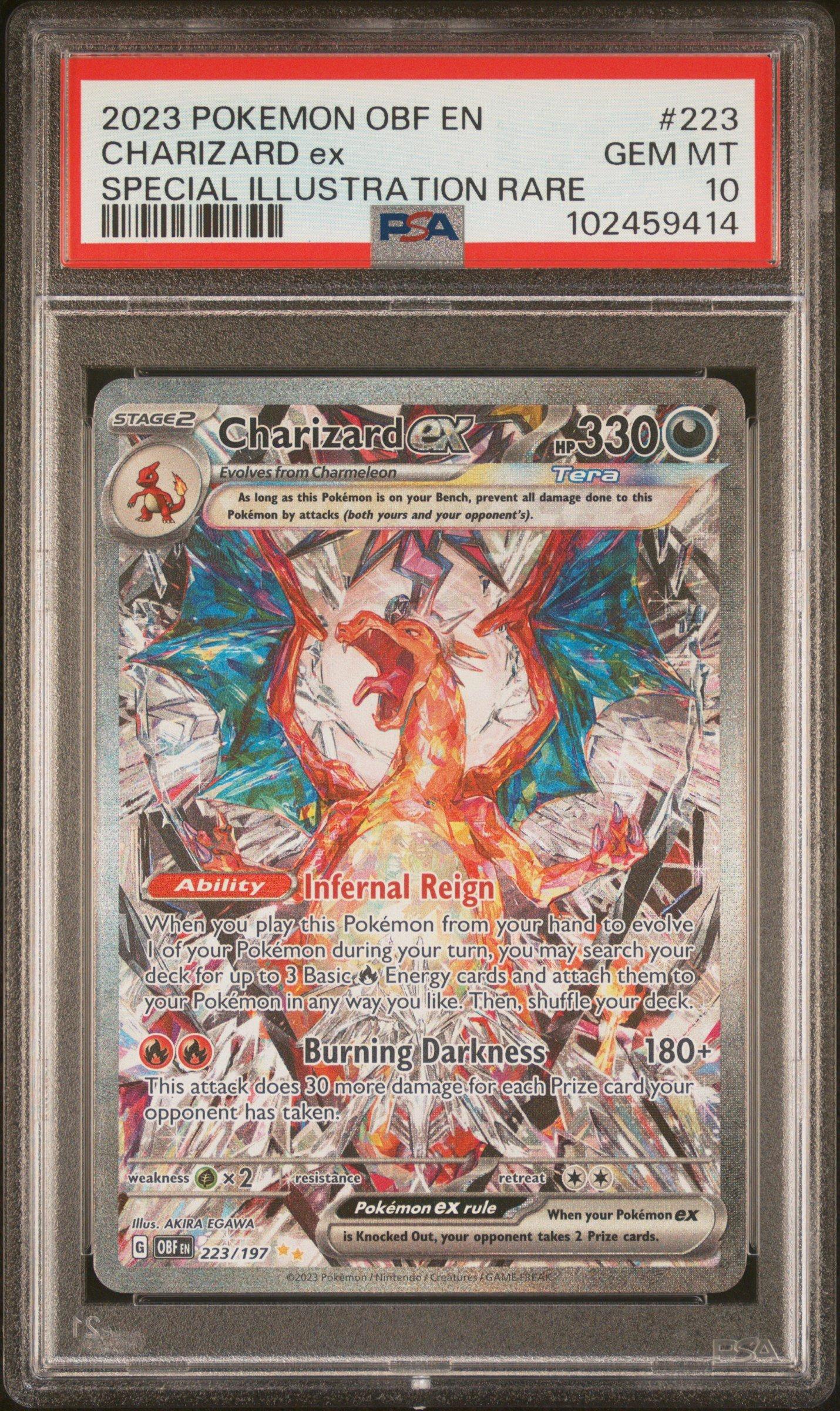 2023 Pokemon Obf En-obsidian Flames 223 Charizard Ex Special