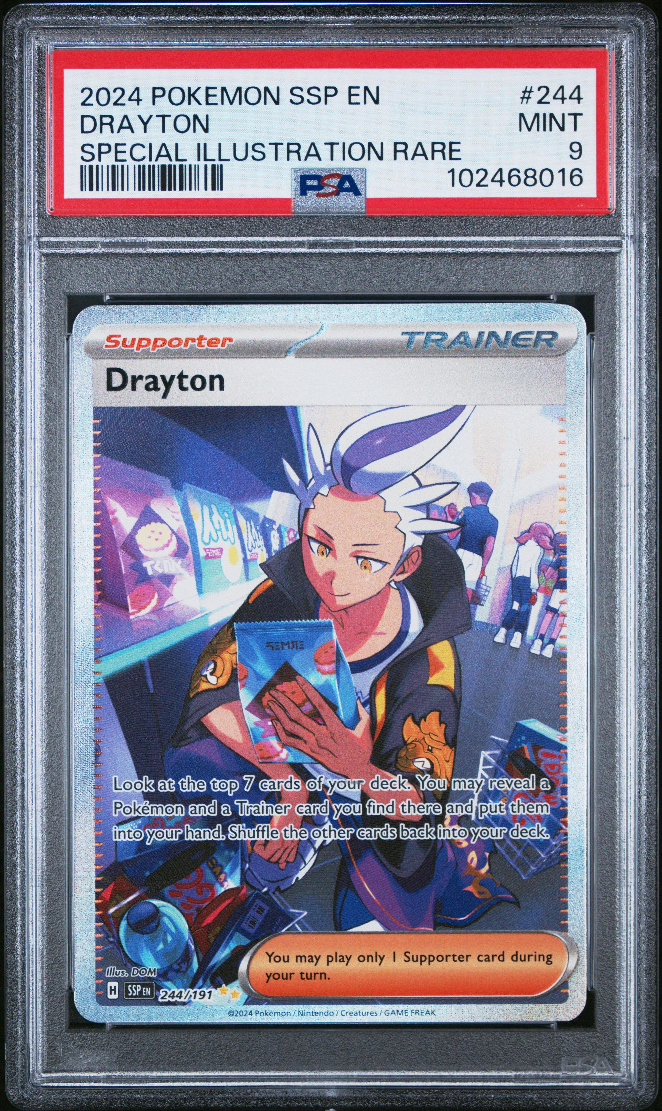 2024 Pokemon Ssp En-surging Sparks 244 Drayton Special