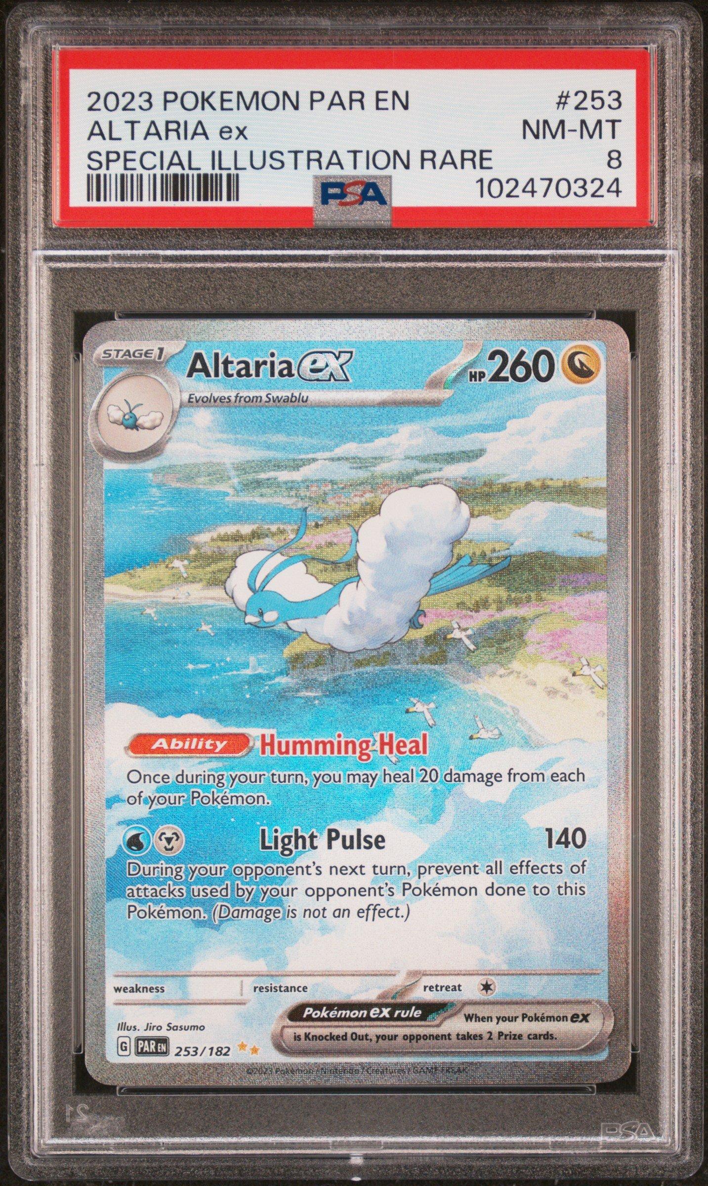 2023 Pokemon Par En-paradox Rift 253 Altaria Ex Special Illustration Rare PSA 8