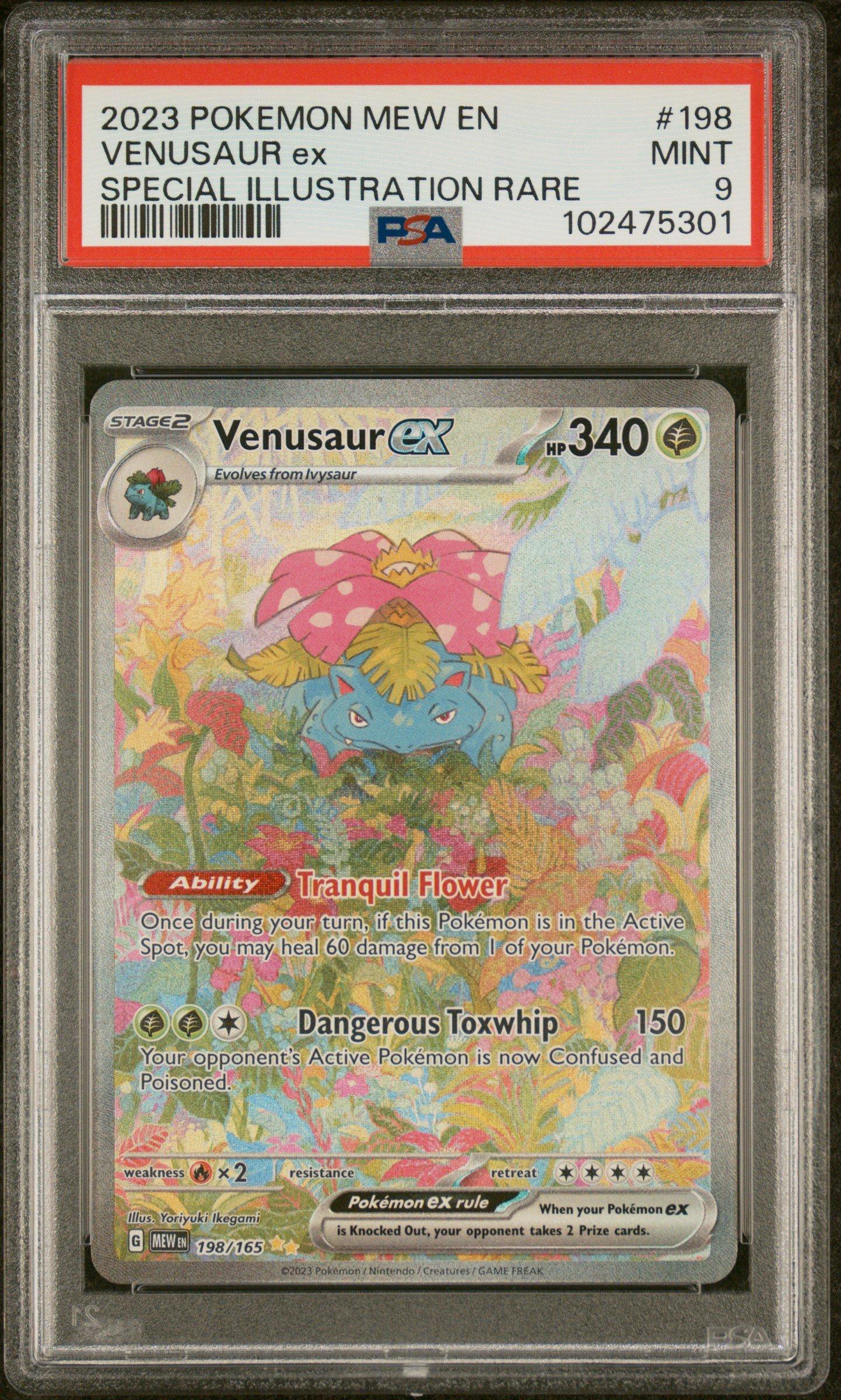 2023 Pokemon Mew En-151 198 Venusaur Ex Special Illustration Rare