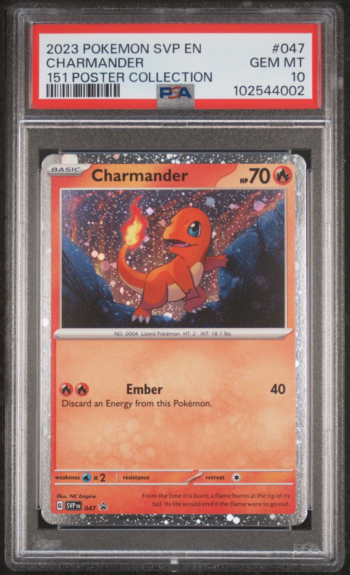 2023 Pokemon Svp En-sv Black Star Promo 047 Charmander 151 Poster