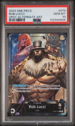 ONE PIECE 10 激レア 2024 One Piece Japanese Op07-500 Years In The Future 079 Rob