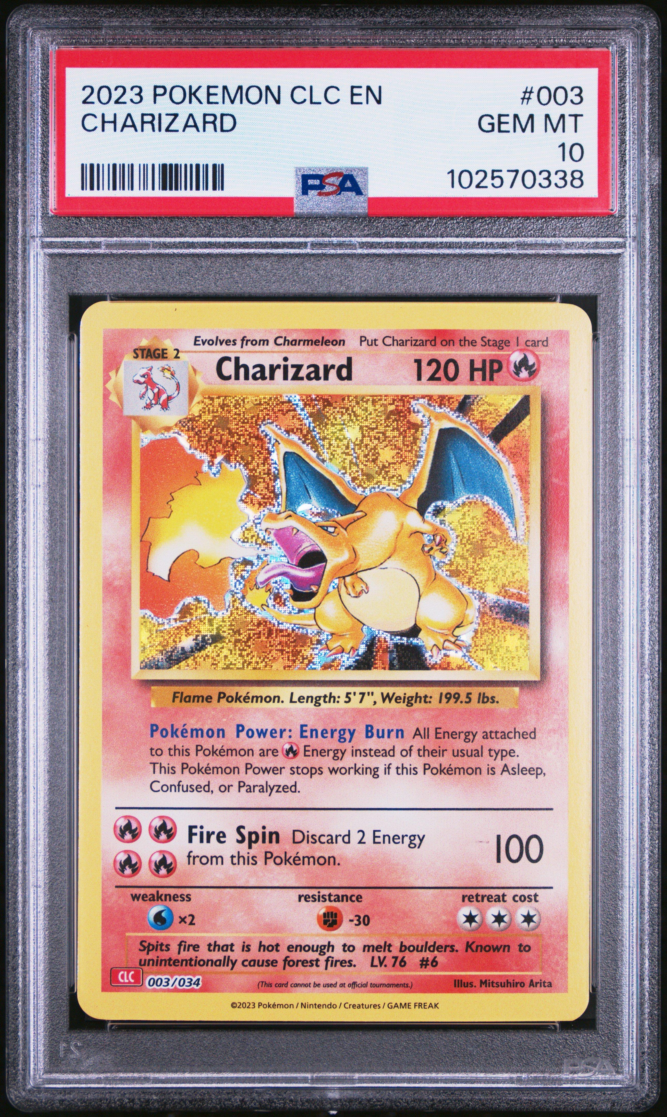 2023 Pokemon Clc-trading Card Game Classic Charizard & Ho-oh Ex