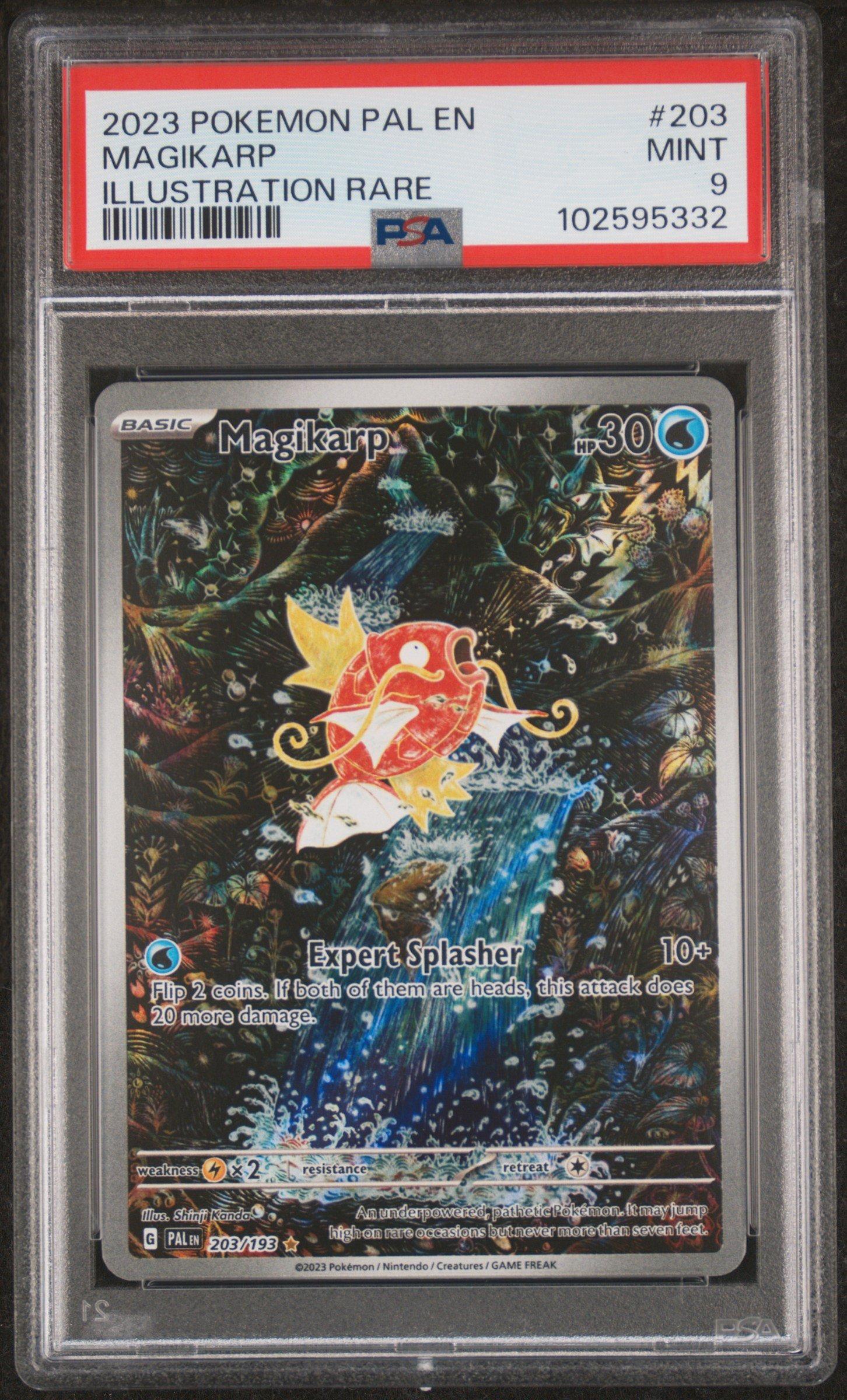 2023 ポケモンカード MAGIKARP アートレア 2023 Pokemon Pal En-paldea Evolved 203 Magikarp Illustration Rare
