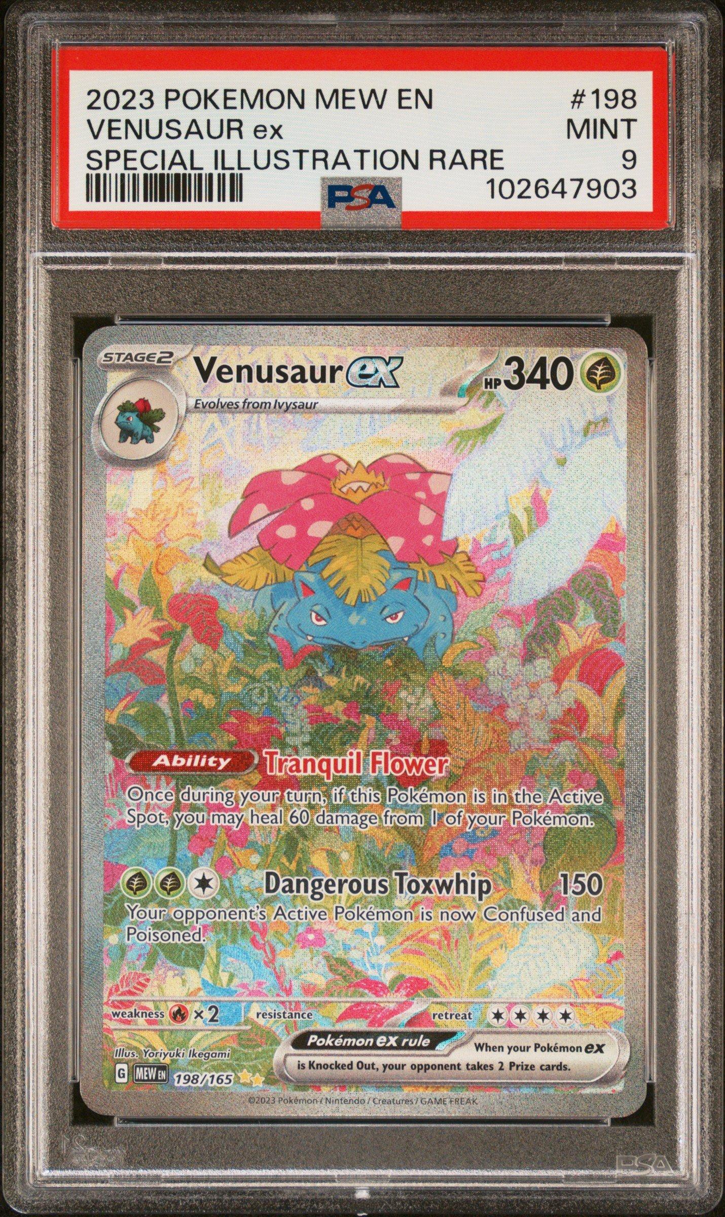 2023 Pokemon Mew En-151 198 Venusaur Ex Special Illustration Rare