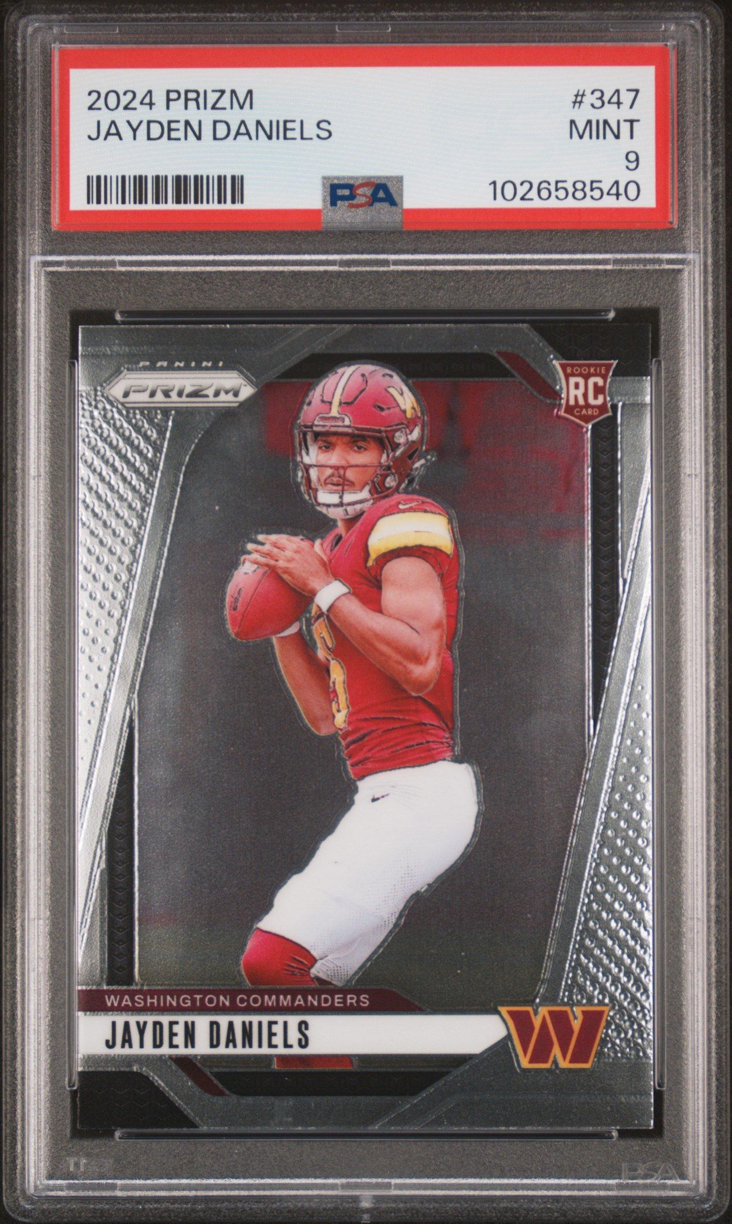 2024 Panini Prizm 347 Jayden Daniels PSA