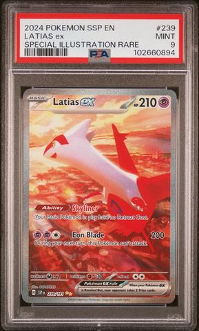 2024 Pokemon Ssp En-surging Sparks 239 Latias Ex Special
