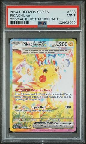 バクーダex psa9 2024 POKEMON SSP EN-SURGING SPARKS ULTRA RARE #219 PIKACHU