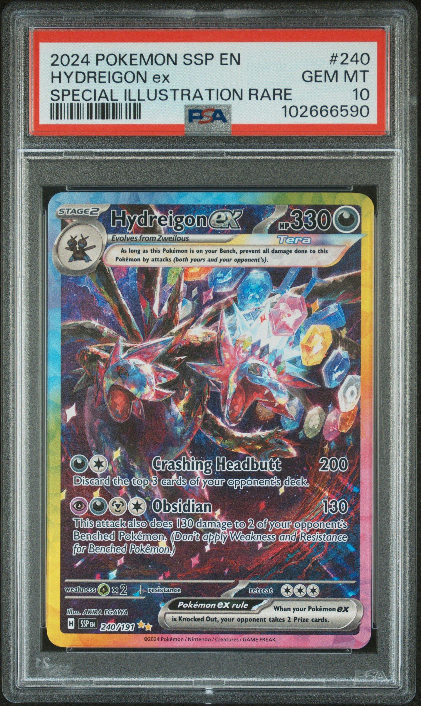 2024 Pokemon Ssp En-surging Sparks 240 Hydreigon Ex Special