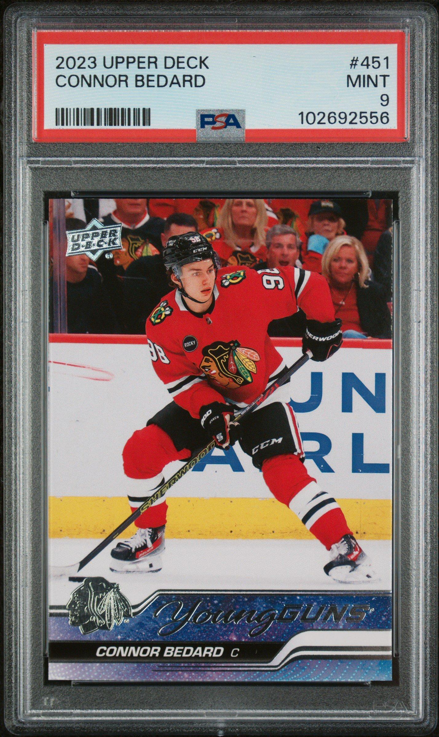 2023 Upper Deck 451 Connor Bedard PSA