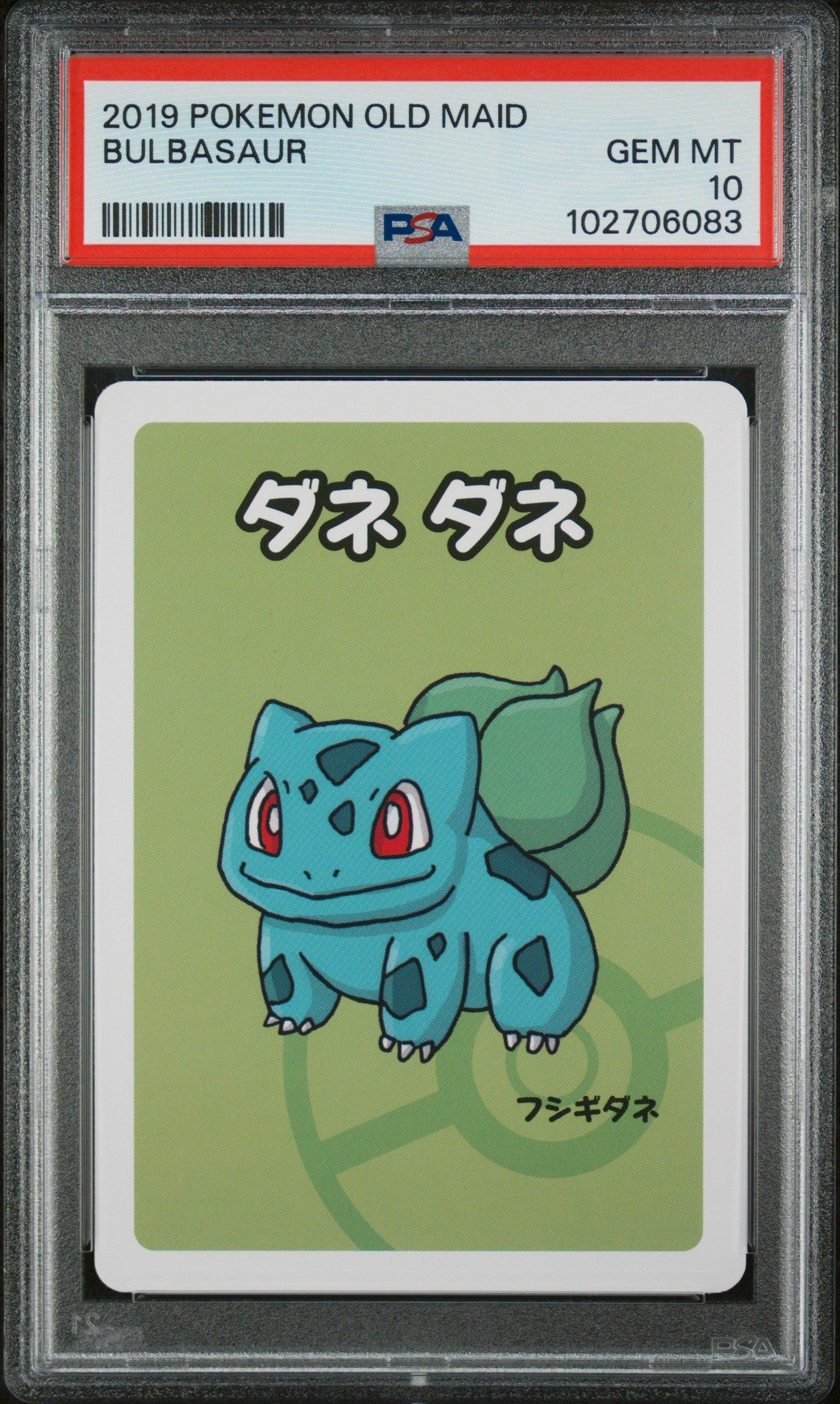 2019 Pokemon Old Maid Bulbasaur PSA 10 Graded Card | GameStop