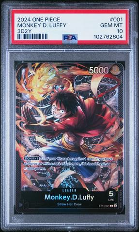 モンキーDルフィ　PSA10 Anime 25th collection Monkey D Luffy EB02-061 SEC ANIME 25TH COLLECTION One Piece