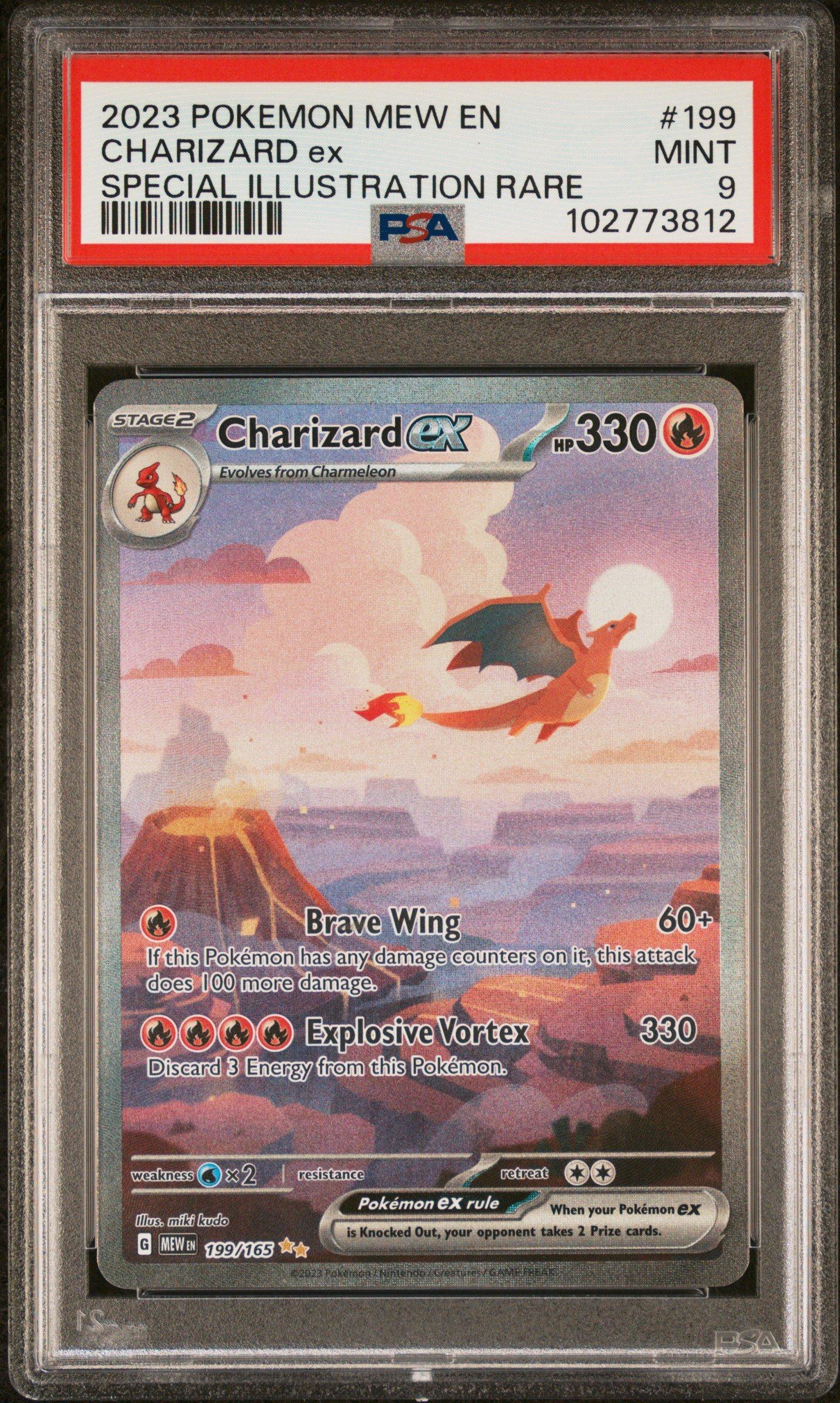 2023 Pokemon Mew En-151 199 Charizard Ex Special Illustration Rare