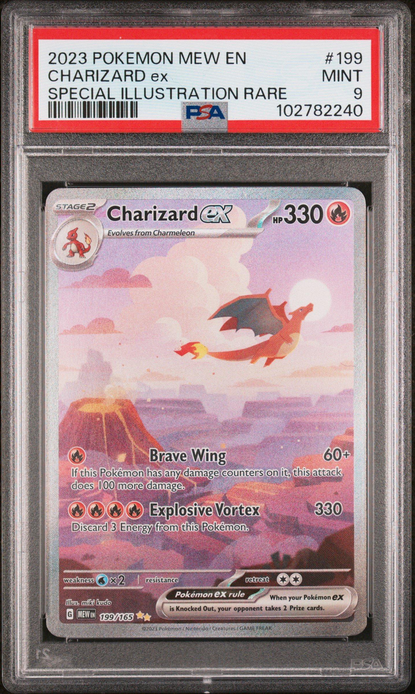 2023 Pokemon Mew En-151 199 Charizard Ex Special Illustration Rare