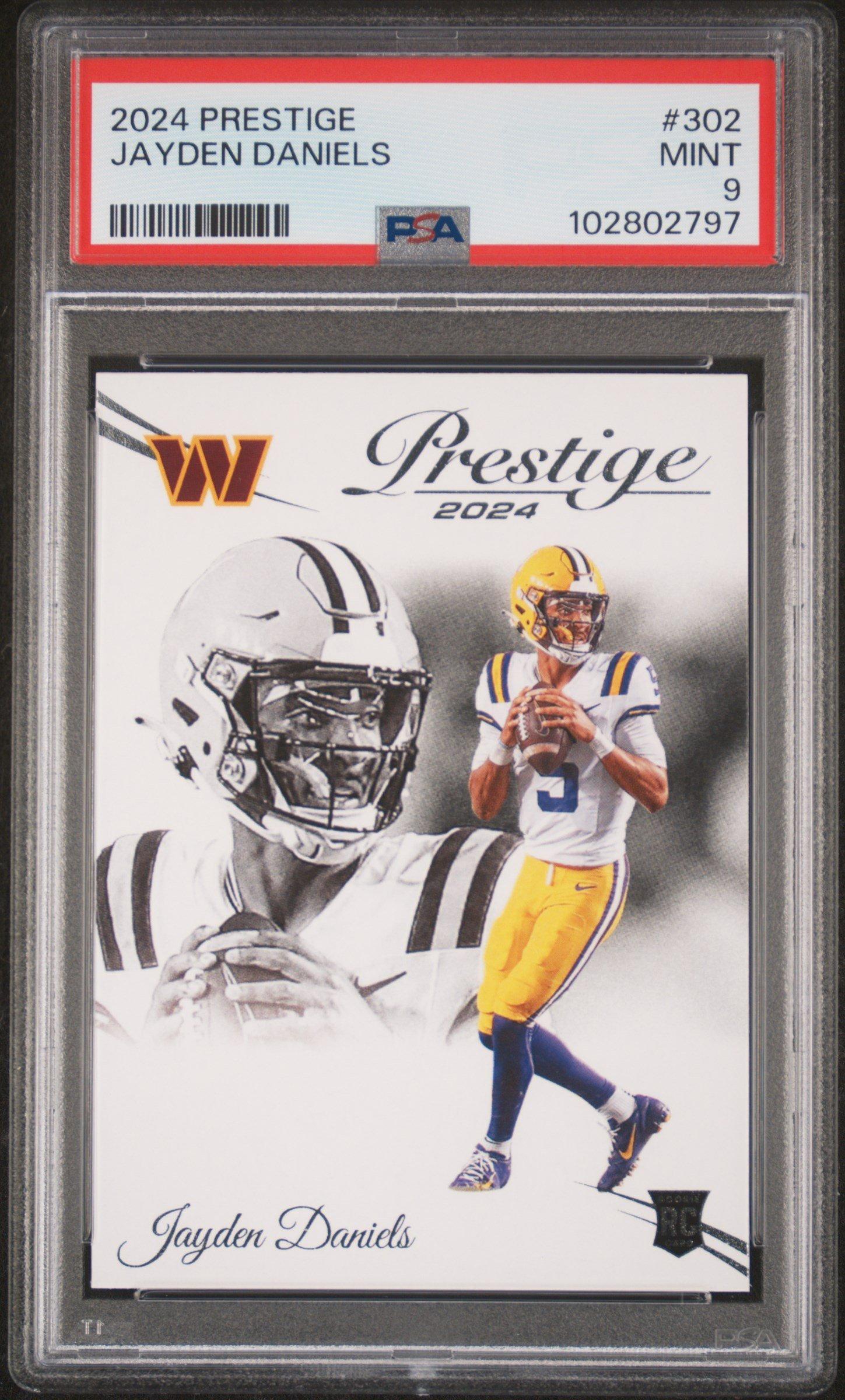 2024 Panini Prestige 302 Jayden Daniels PSA