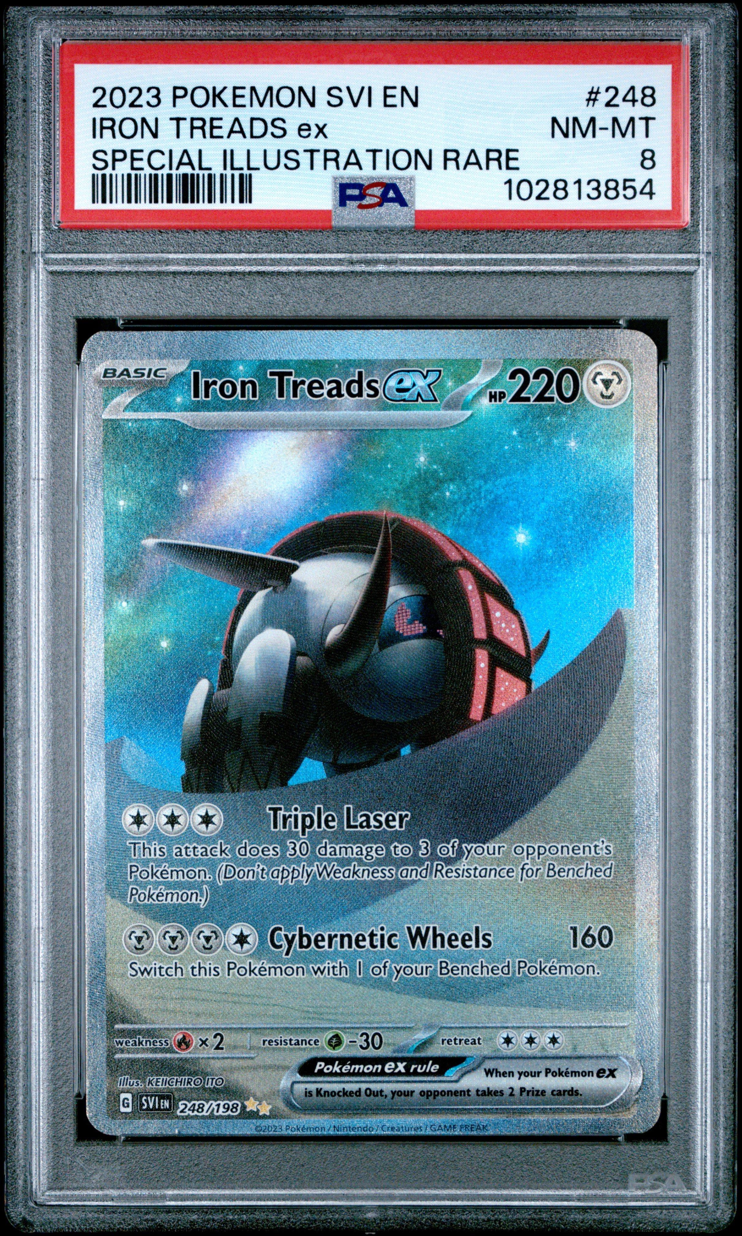 2023 Pokemon Svi En-scarlet & Violet 248 Iron Treads Ex Special