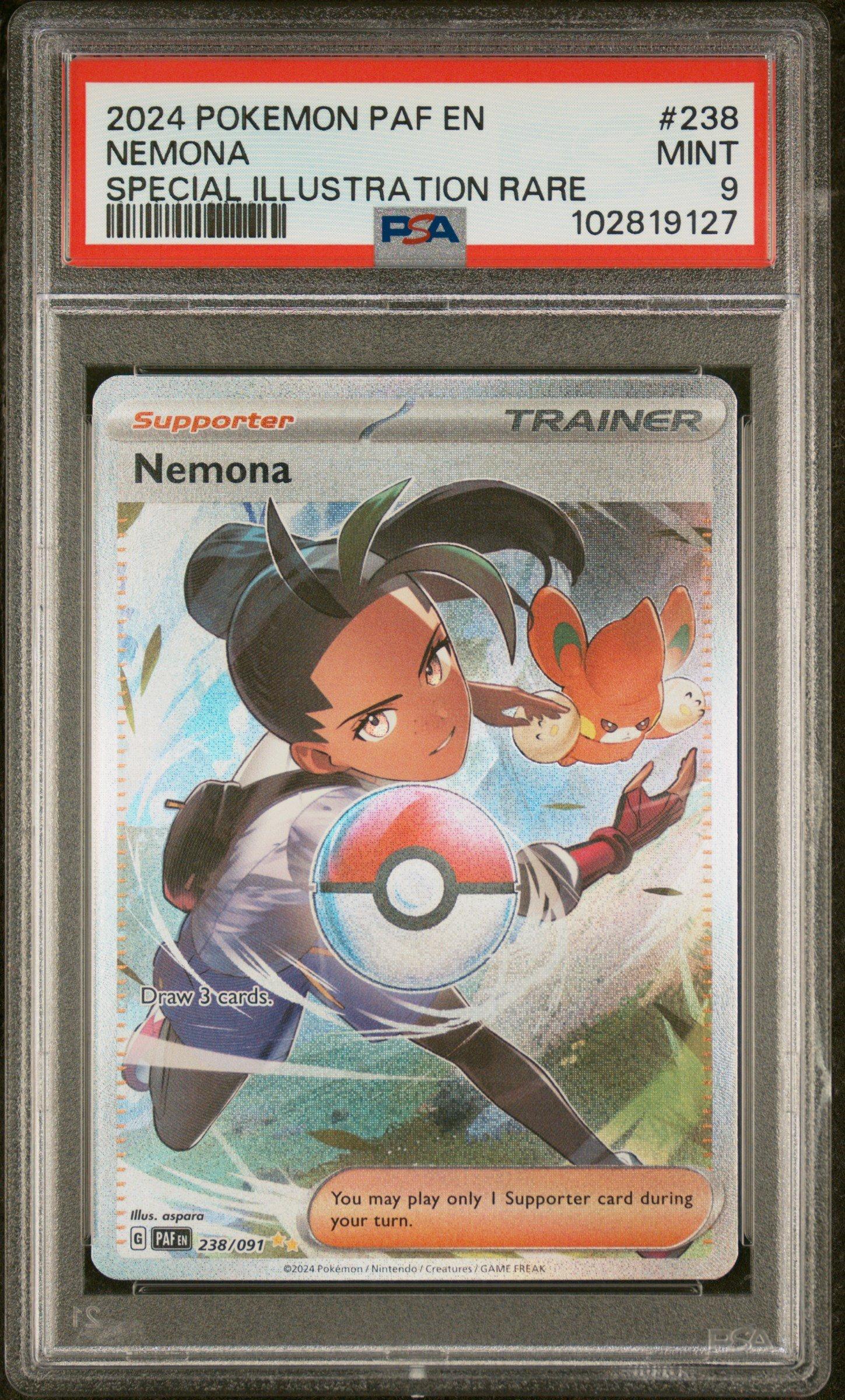 nemona full art pokemon card 229/091 Nemona