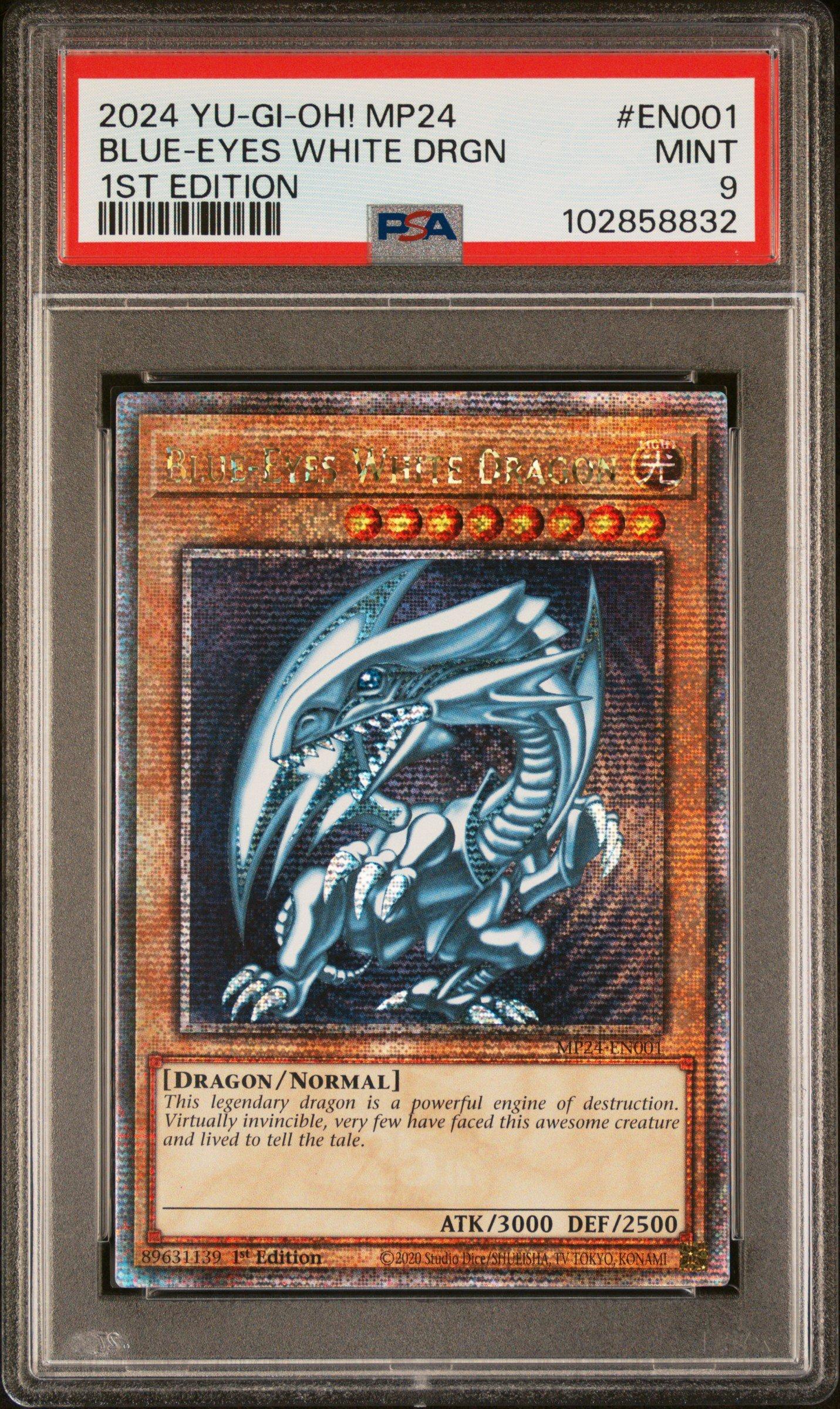 遊戯王 MP24-EN001 青眼の白龍 Blue-Eyes White Dragon  (英語版 1st Edition 25th クォーターセンチュリーシークレットレア) 25th Anniversary Tin：Dueling Mirrors Mega Pack 2024 Yu-gi-oh! Mp24-25th Anniversary Tin: Dueling Mirrors