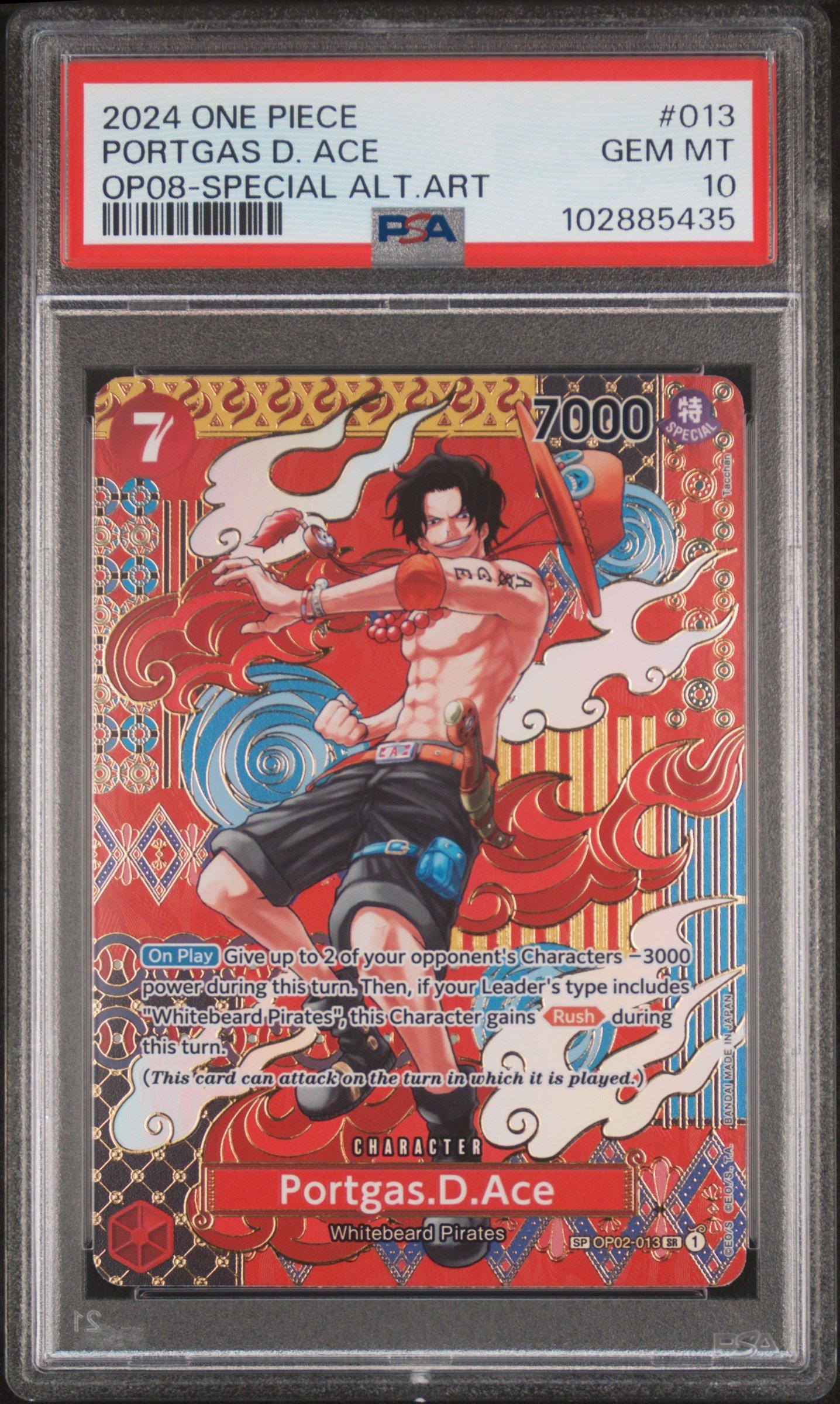 2024 One Piece Op08-two Legends 013 Portgas D. Ace Special