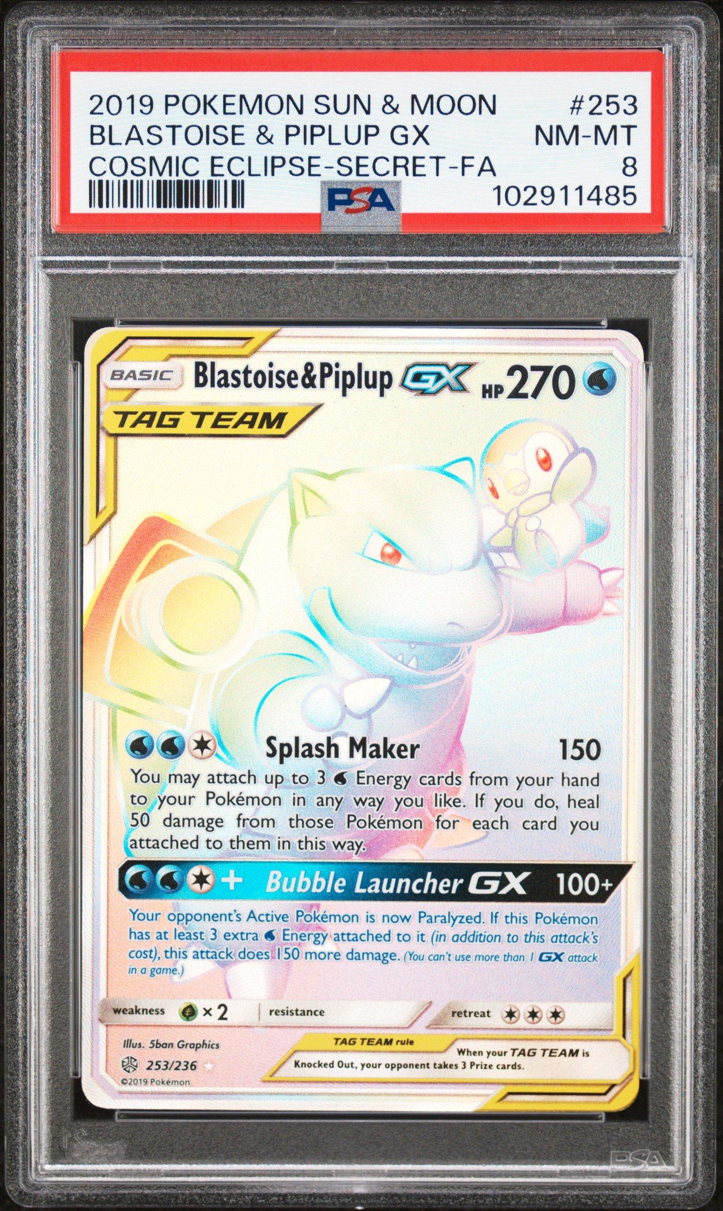 pokemon cosmic eclipse rare card 2019 Piplup 239/236 Character CGC 9 Colorless Artist pokemon cosmic eclipse most expensive