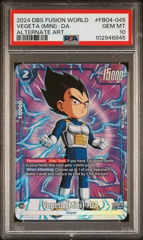CSベジータ 2024 DBS FSN WORLD JP ベジータ PSA10 CSベジータ 2024 DBS FSN WORLD JP ベジータ PSA10