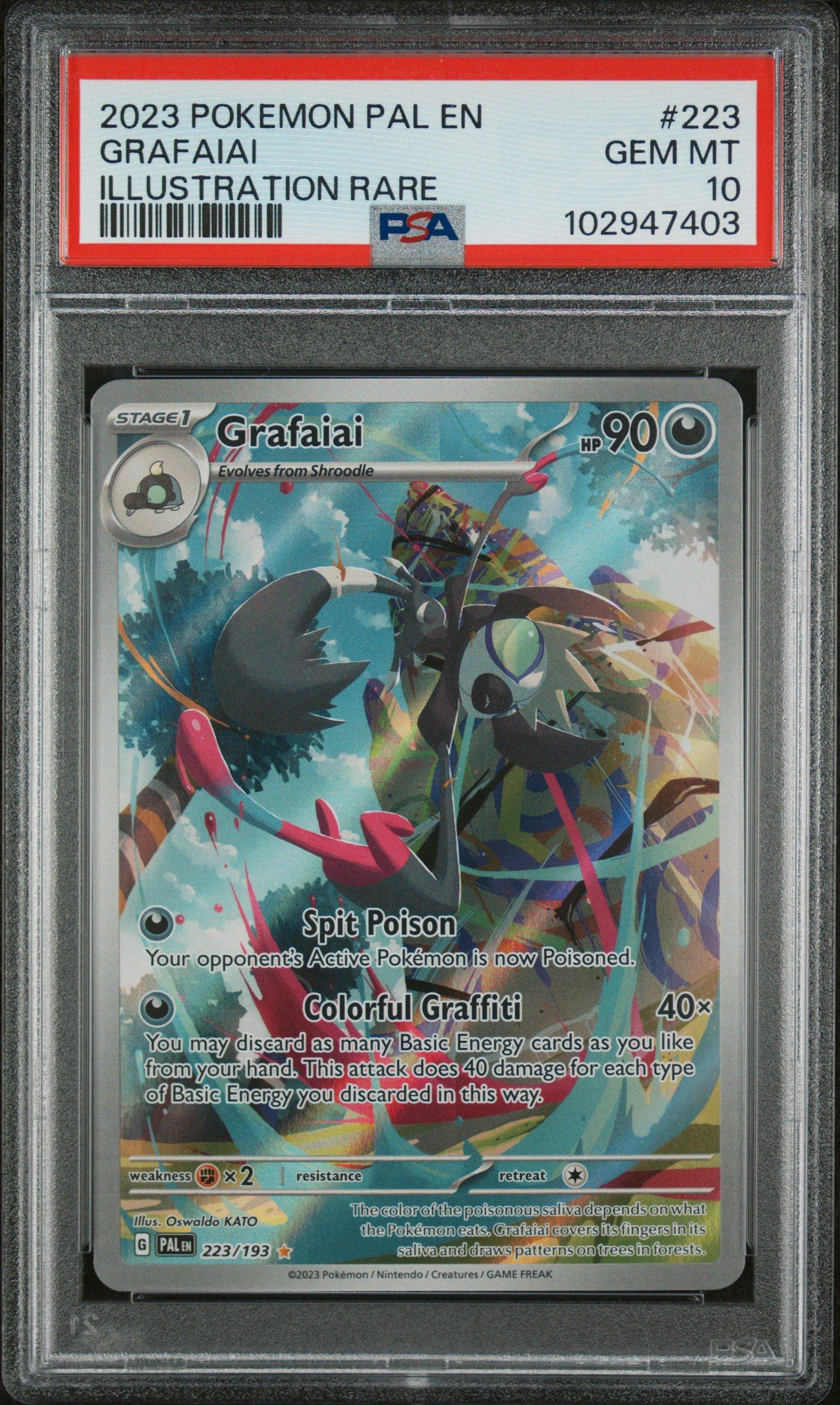 grafaiai pokemon card Grafaiai 146/193 - Reverse Holofoil SV02 Paldea Evolved